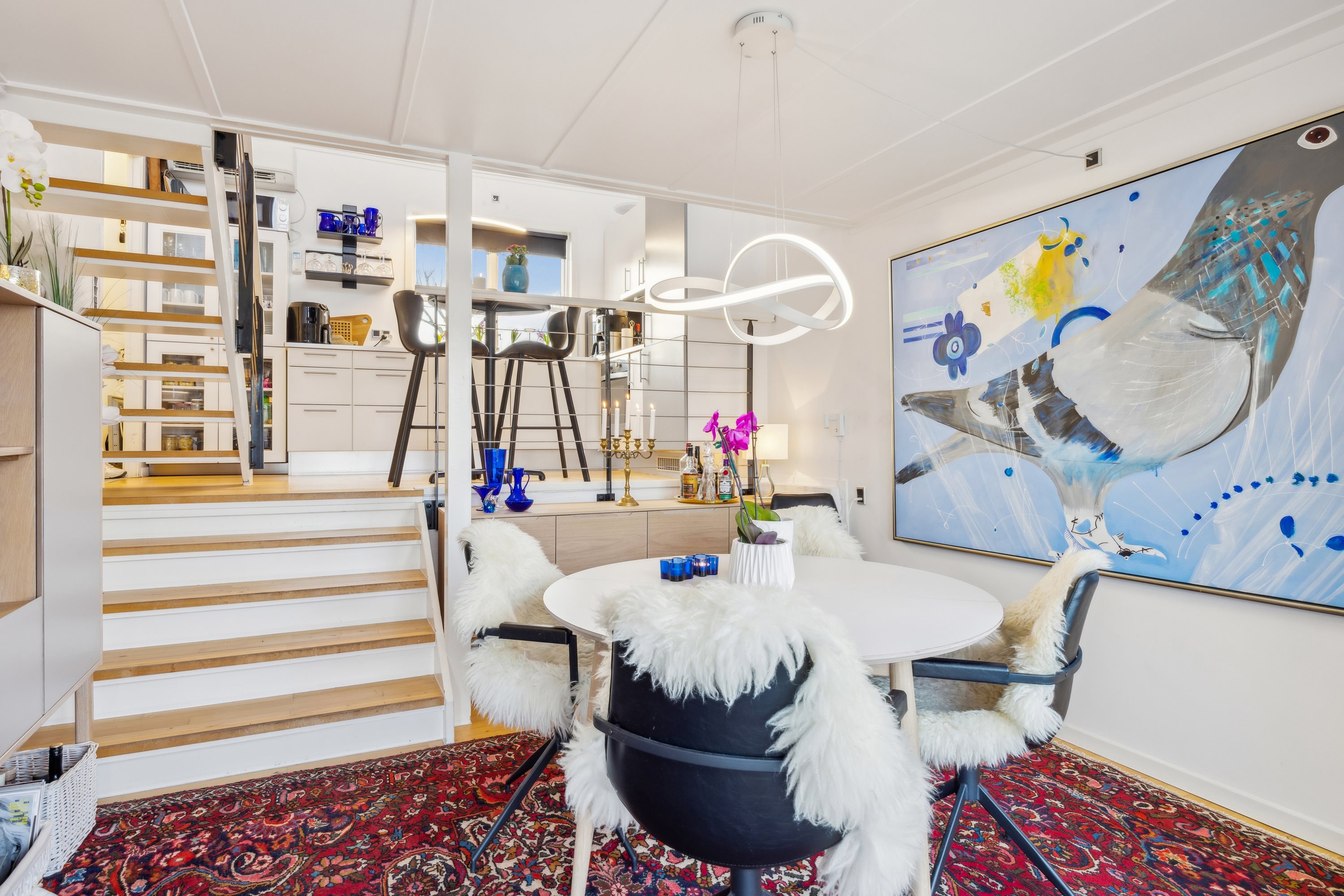 Fremhævet spisestue billede i fuldskærmstilstand. Billede af Øerkrogvejen 2, 256., 8400 Ebeltoft