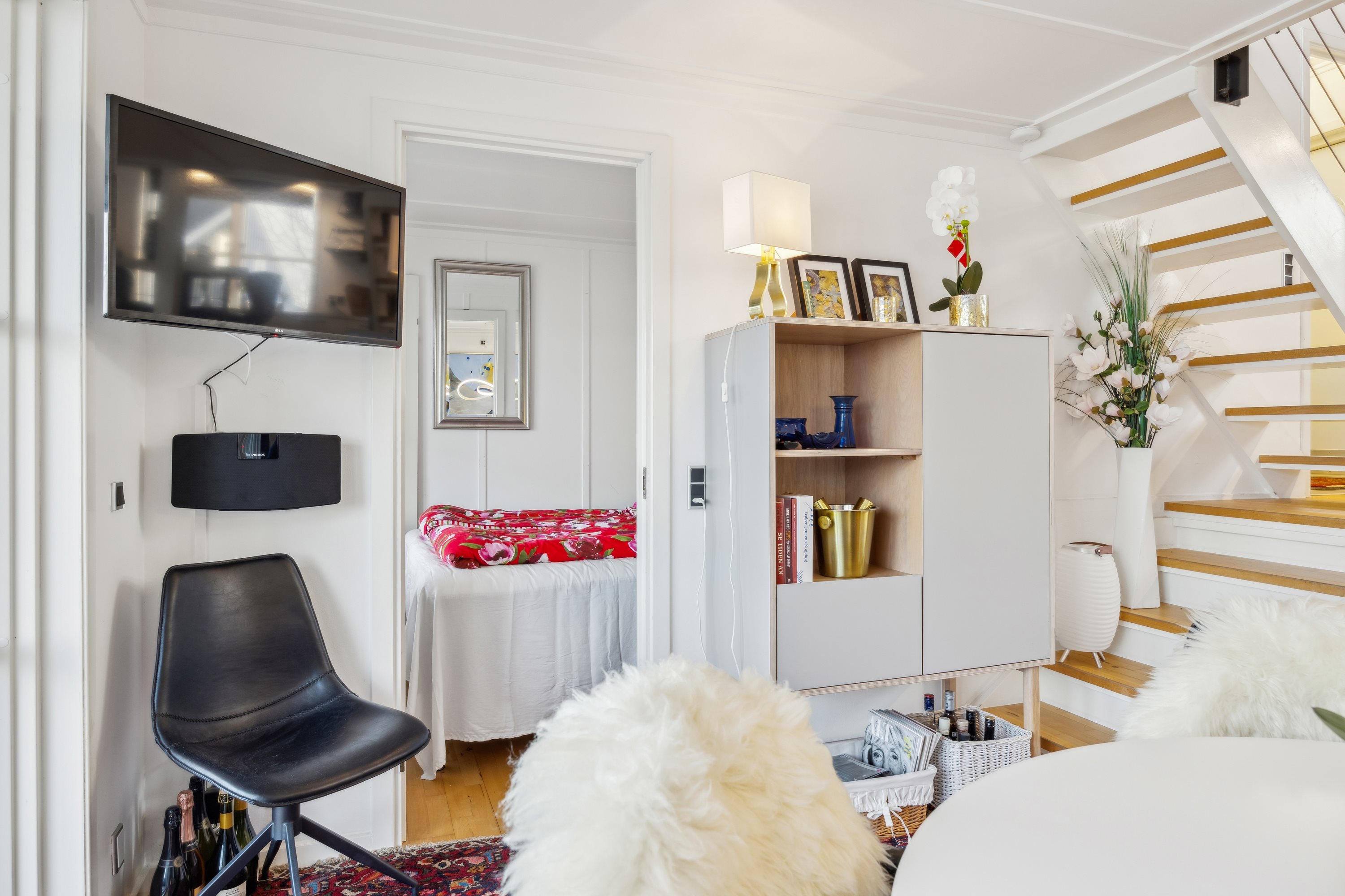 Fremhævet stue billede i fuldskærmstilstand. Billede af Øerkrogvejen 2, 256., 8400 Ebeltoft