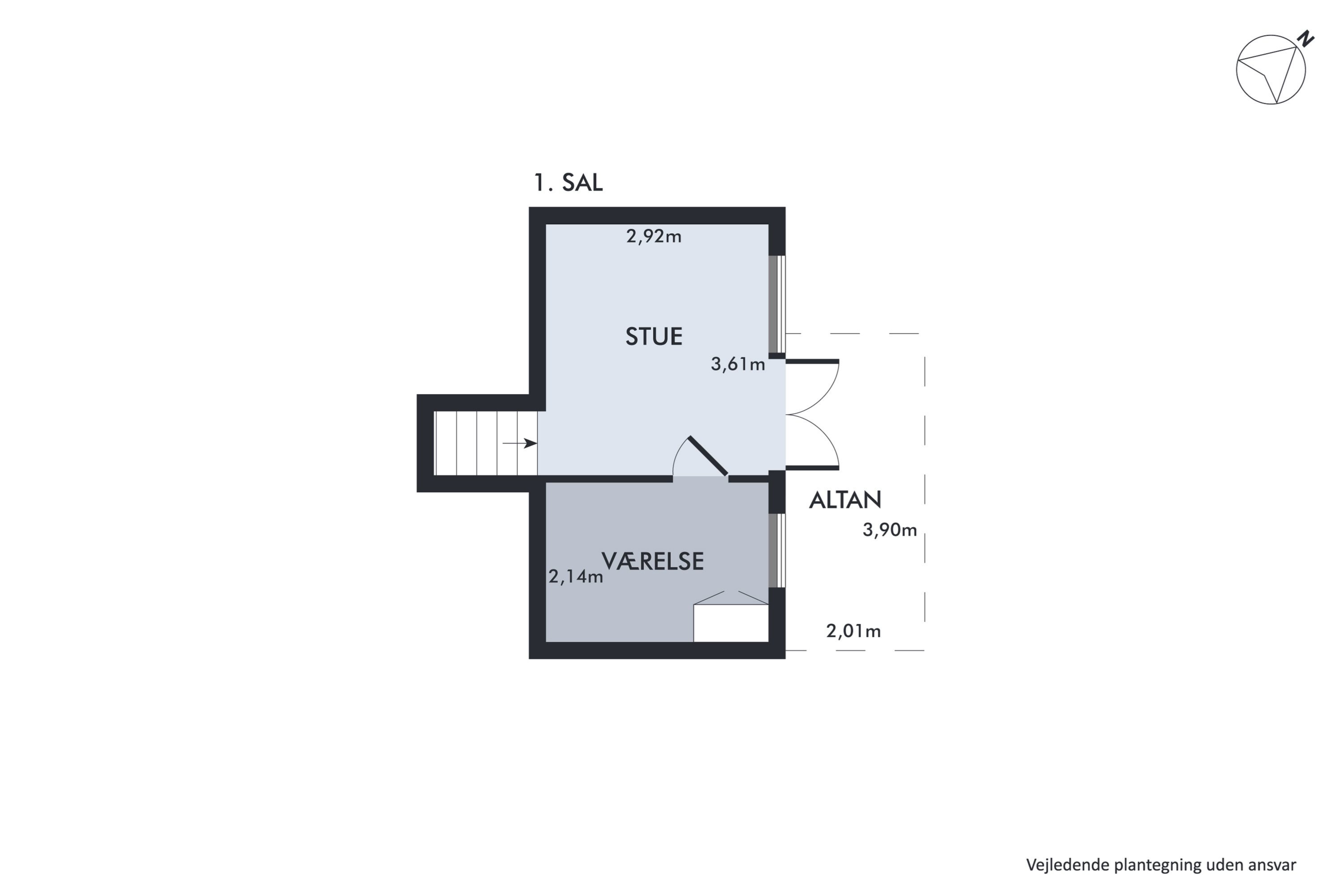 Plantegninger billede af Øerkrogvejen 2, 256., 8400 Ebeltoft