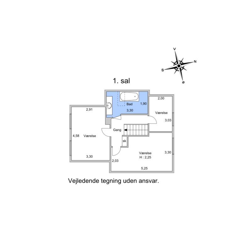 Plantegninger billede af Stationsvej 6, 6622 Bække