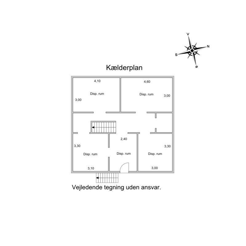 Plantegninger billede af Stationsvej 6, 6622 Bække