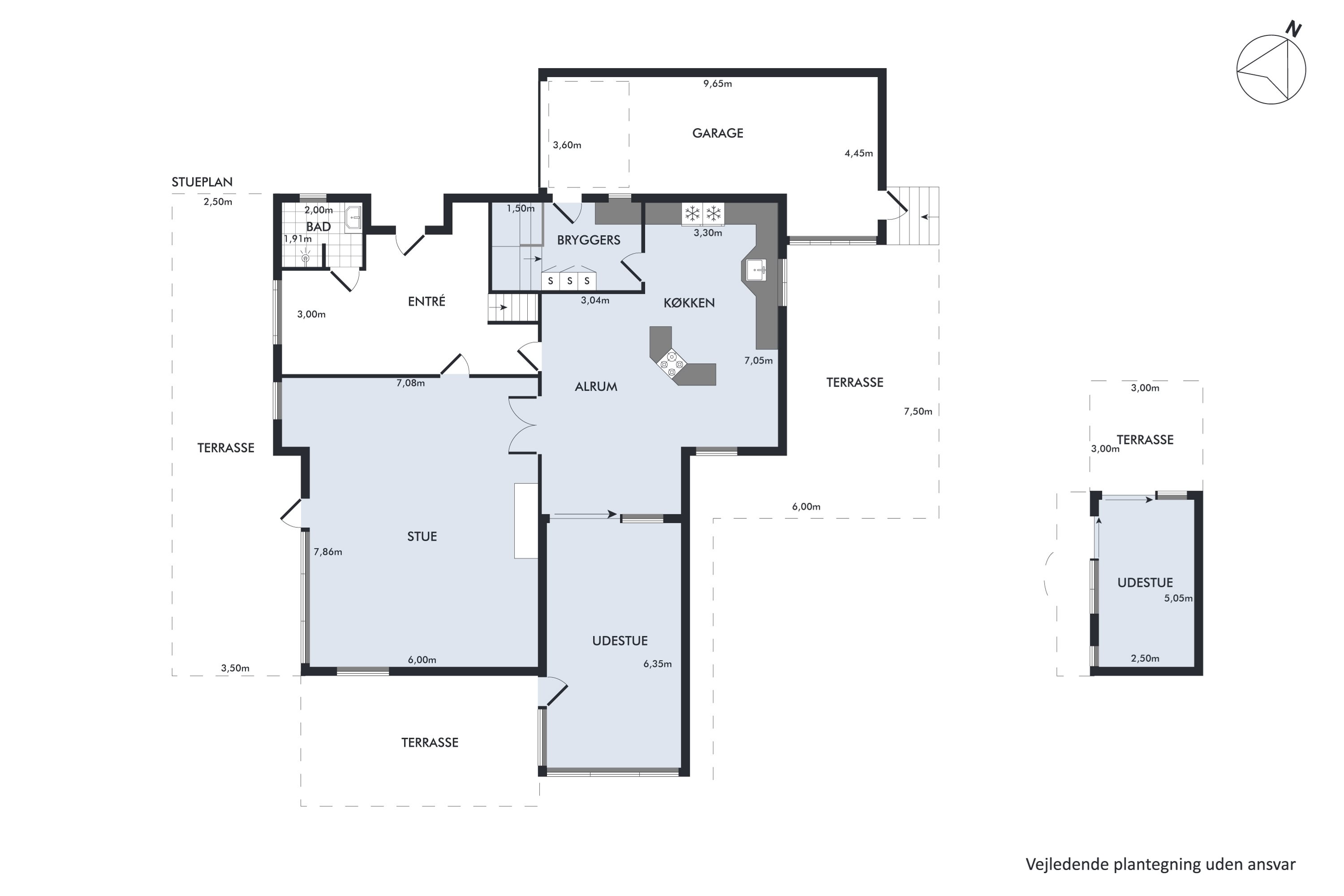Plantegninger billede af Kastanievej 7, 9460 Brovst