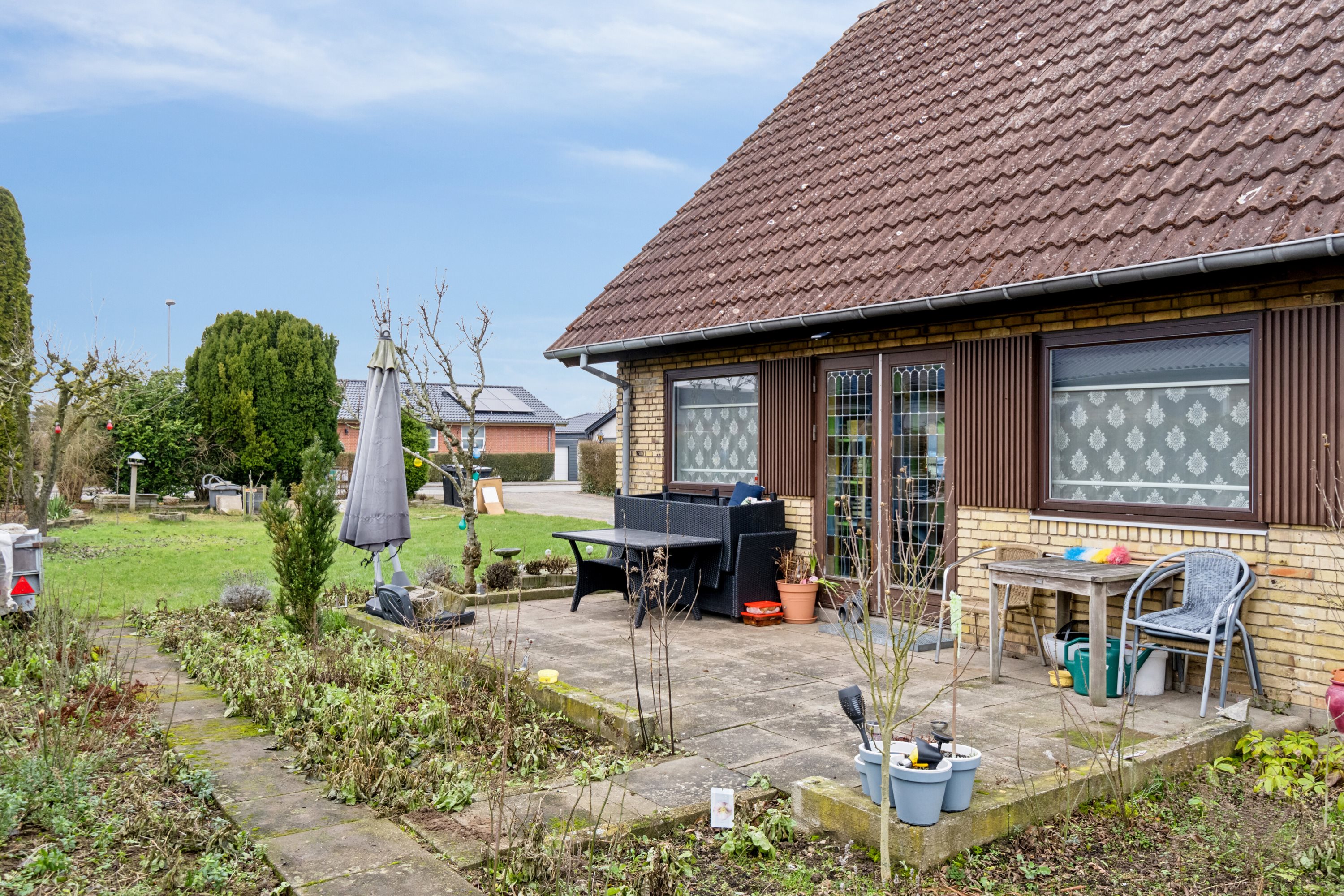 Miniaturebillede 1: set fra haven. Billede af Assensvej 35, 4700 Næstved