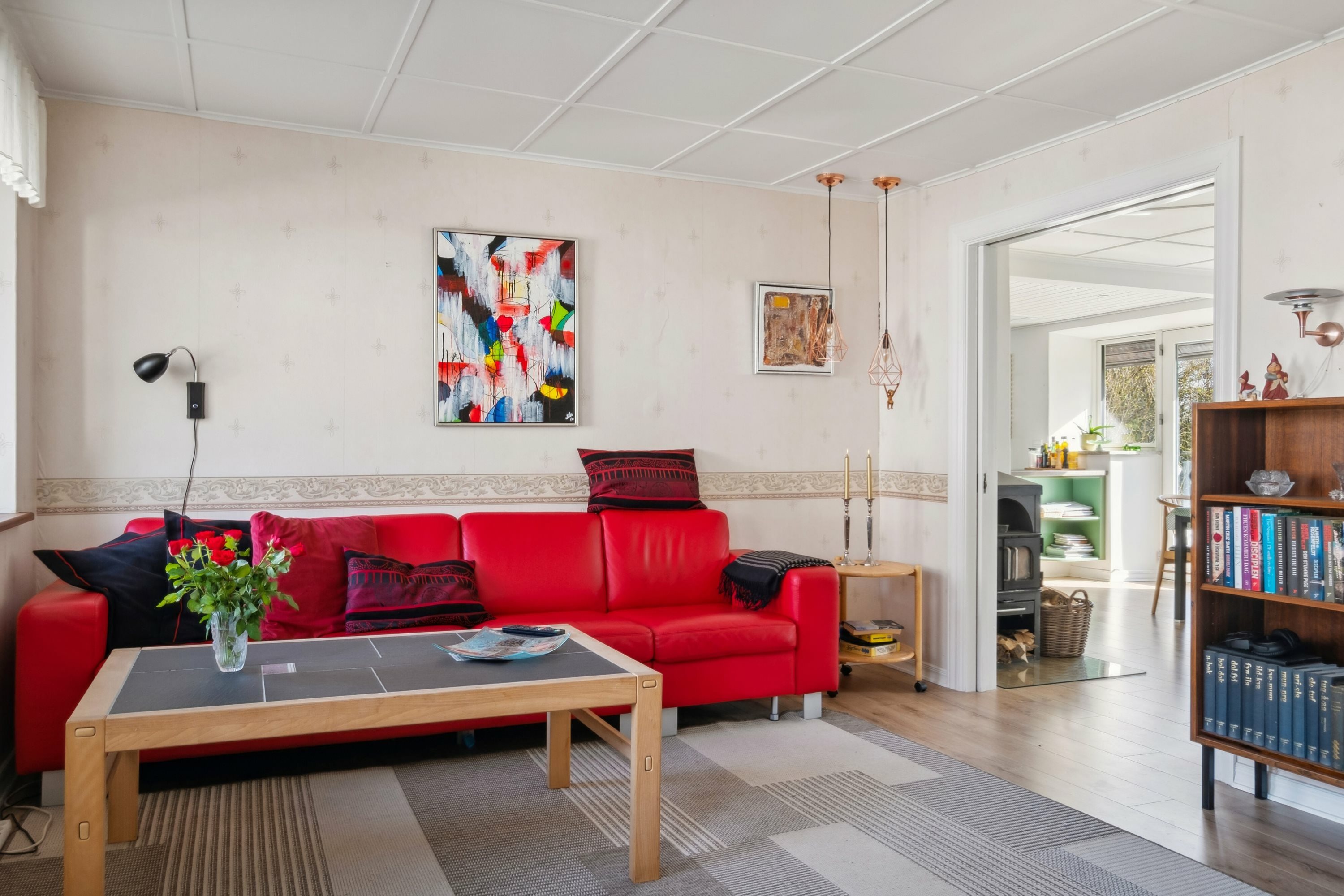 Fremhævet stue billede i fuldskærmstilstand. Billede af Tingskoven 2, 8310 Tranbjerg J