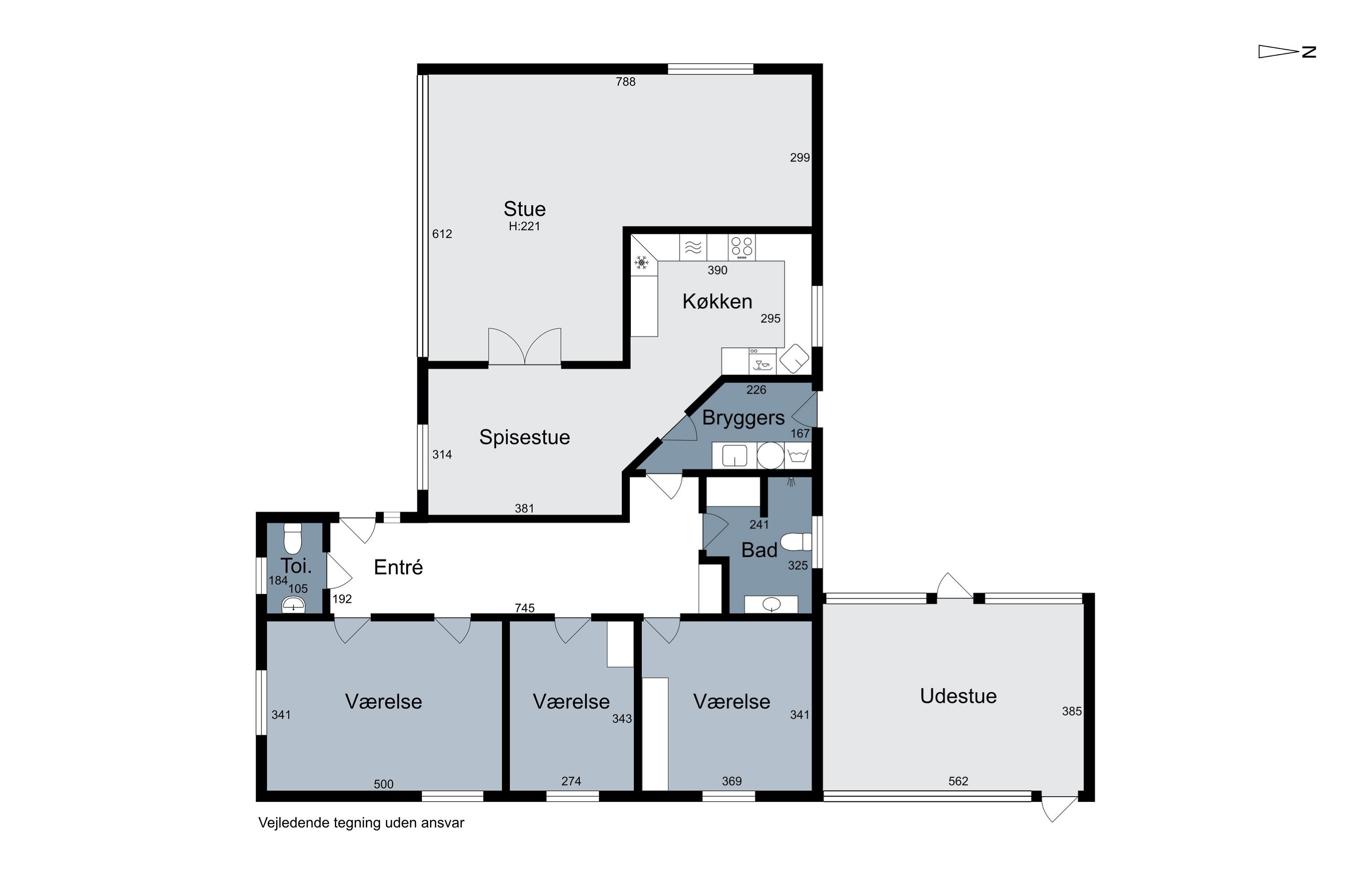 Plantegninger billede af Tårnvej 20, Østerild, 7700 Thisted
