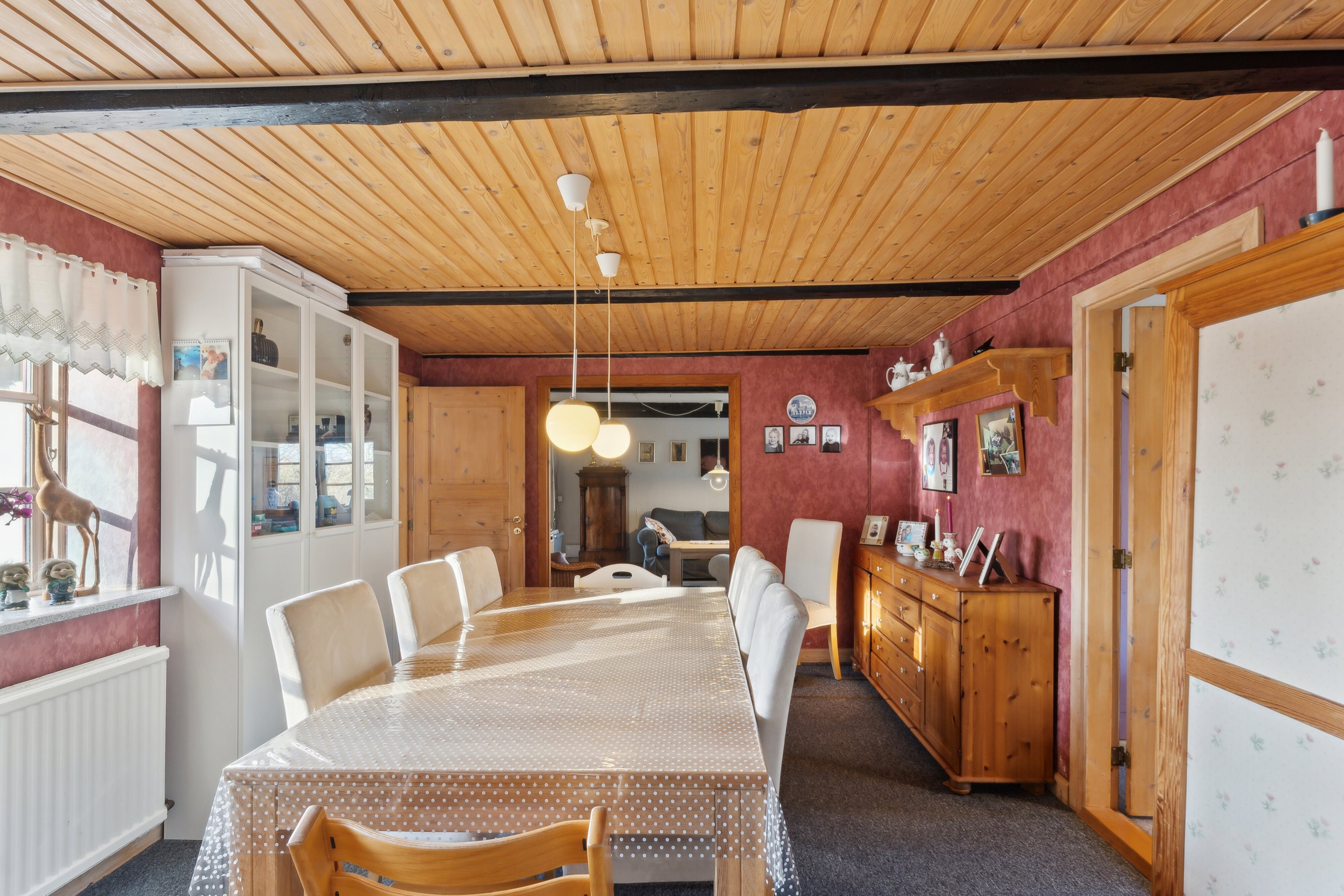 Fremhævet spisestue billede i fuldskærmstilstand. Billede af Skov-Torupvej 15, Skov-Torup, 4683 Rønnede