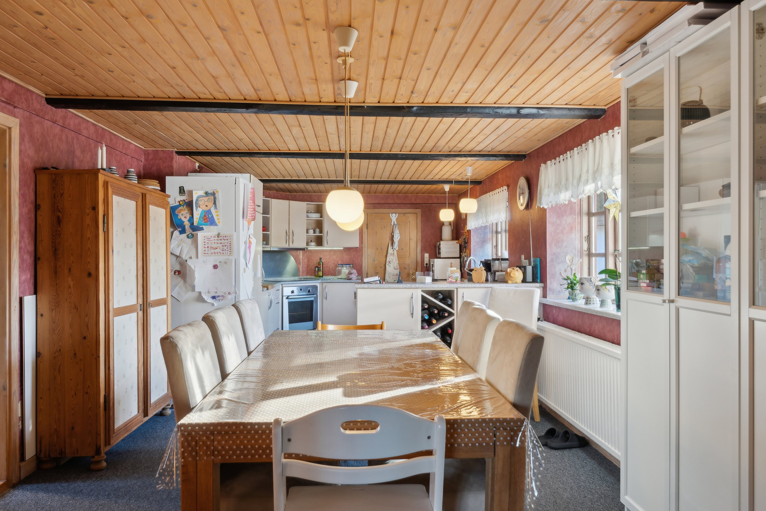 Fremhævet spisestue billede i fuldskærmstilstand. Billede af Skov-Torupvej 15, Skov-Torup, 4683 Rønnede