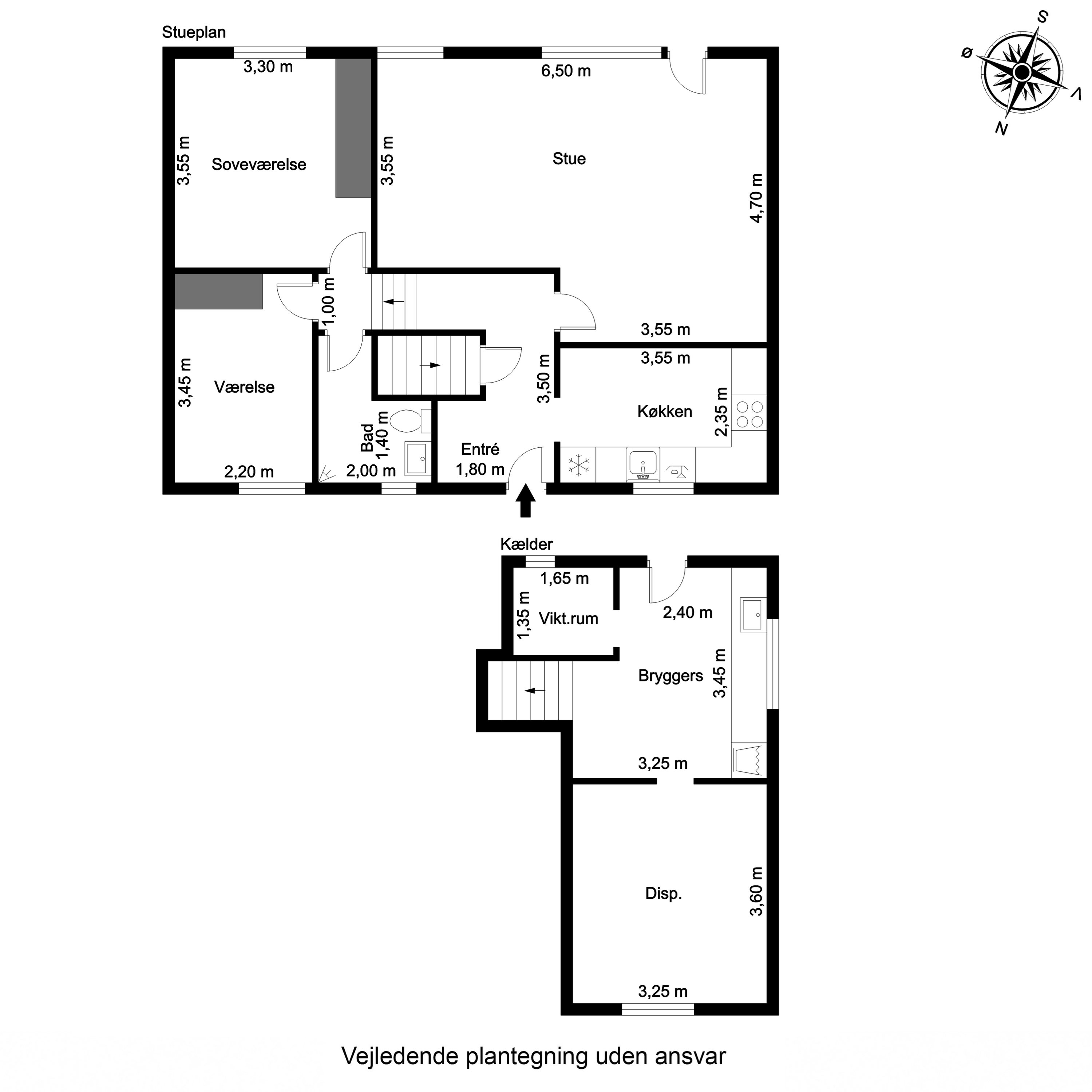 Plantegninger billede af Hørlycks Alle 14, 7200 Grindsted