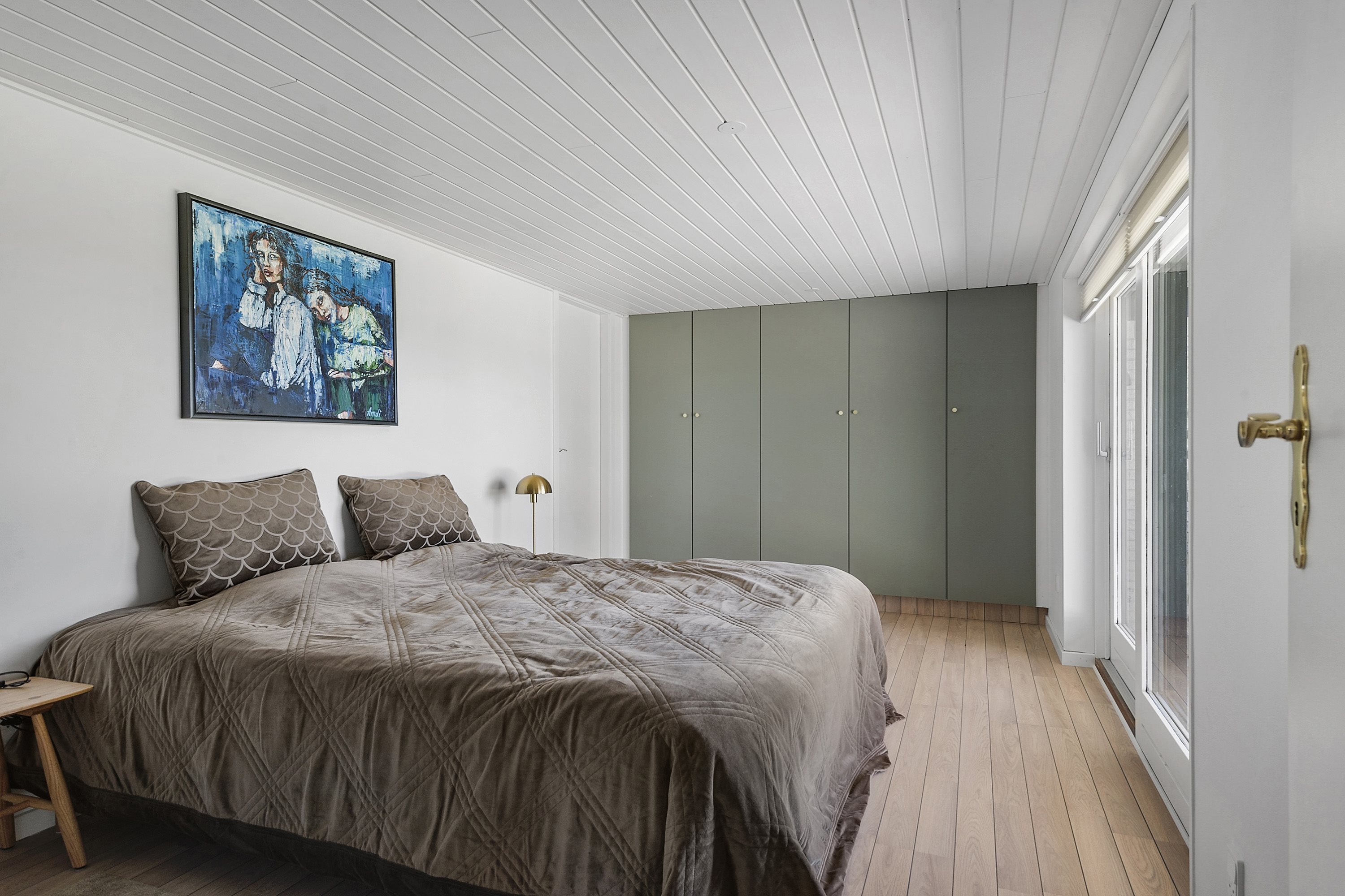 Fremhævet soveværelse billede i fuldskærmstilstand. Billede af Mossøbrå 21, Vrold, 8660 Skanderborg