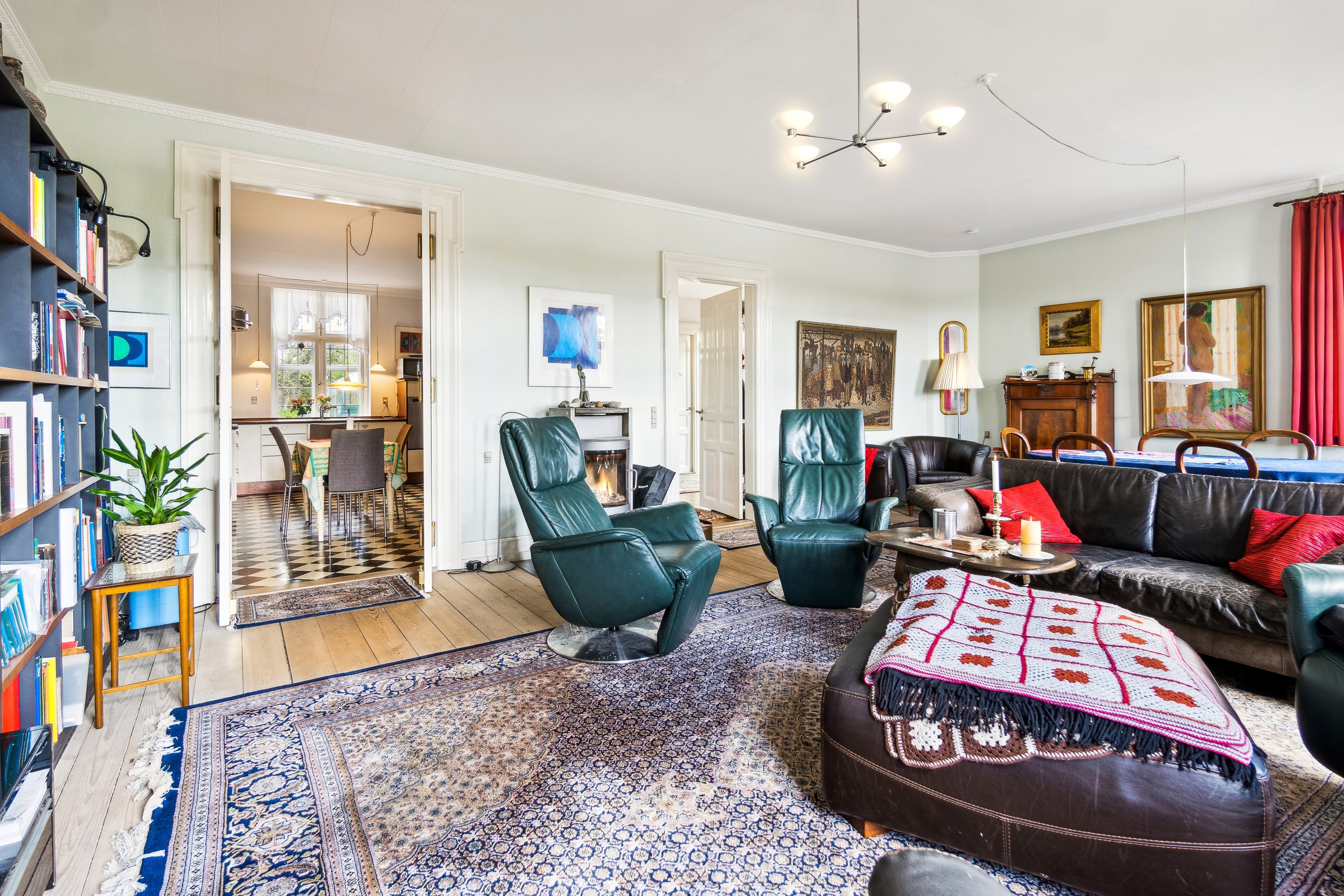 Fremhævet stue billede i fuldskærmstilstand. Billede af Ejlersvej 14, 6000 Kolding