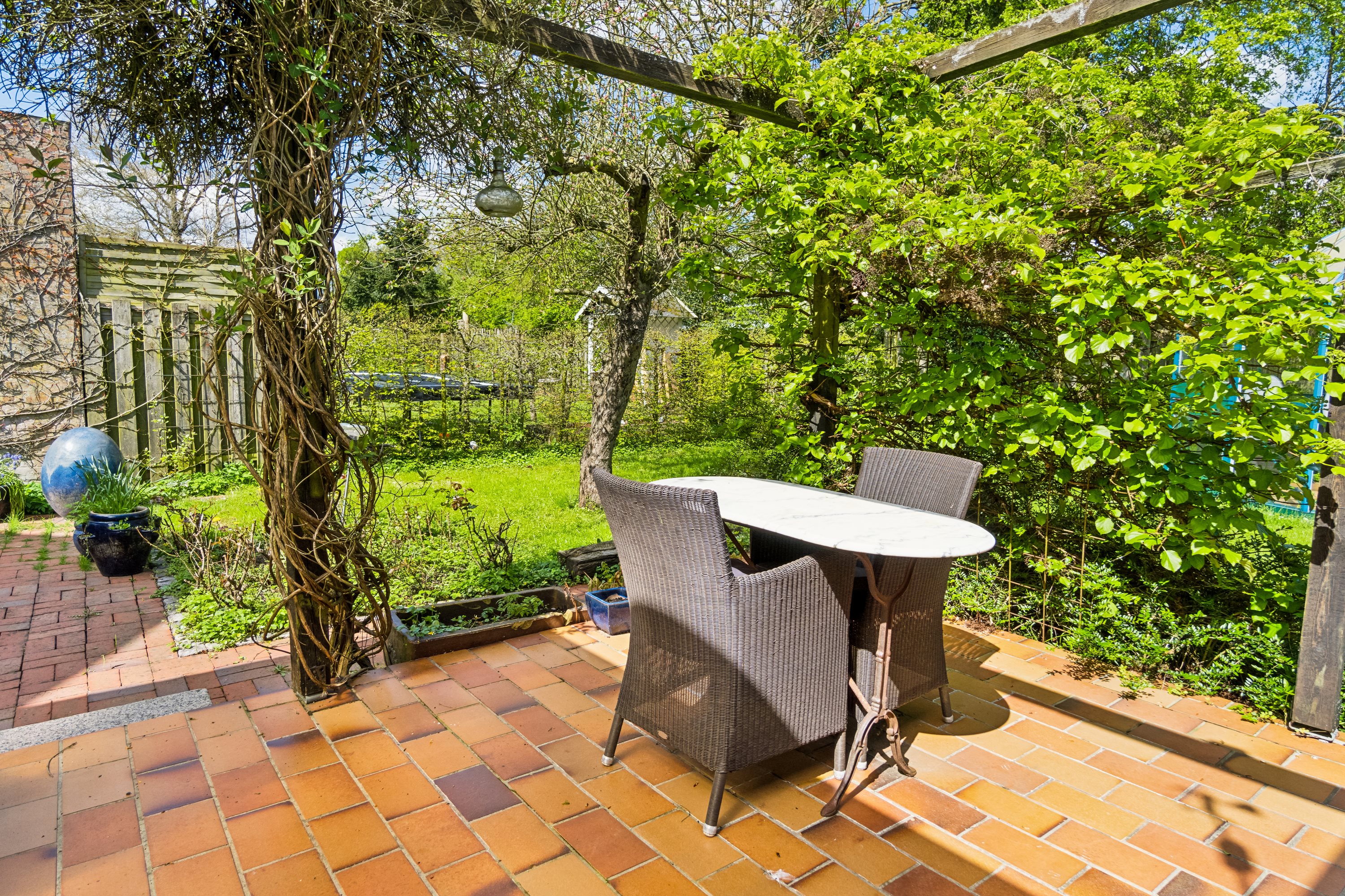 Fremhævet terrasse billede i fuldskærmstilstand. Billede af Ejlersvej 14, 6000 Kolding