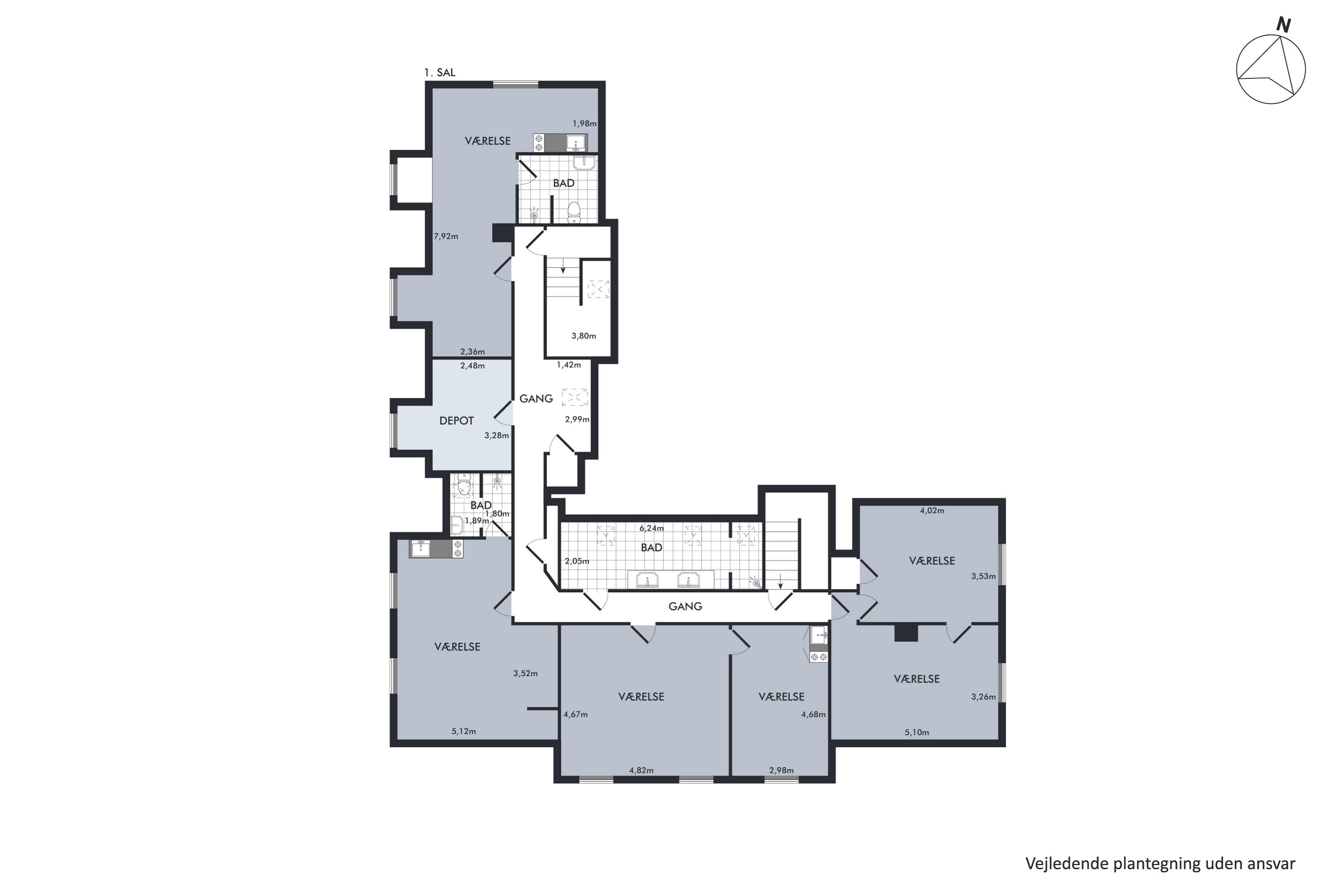 Plantegninger billede af Vesterbakke 18, 6310 Broager