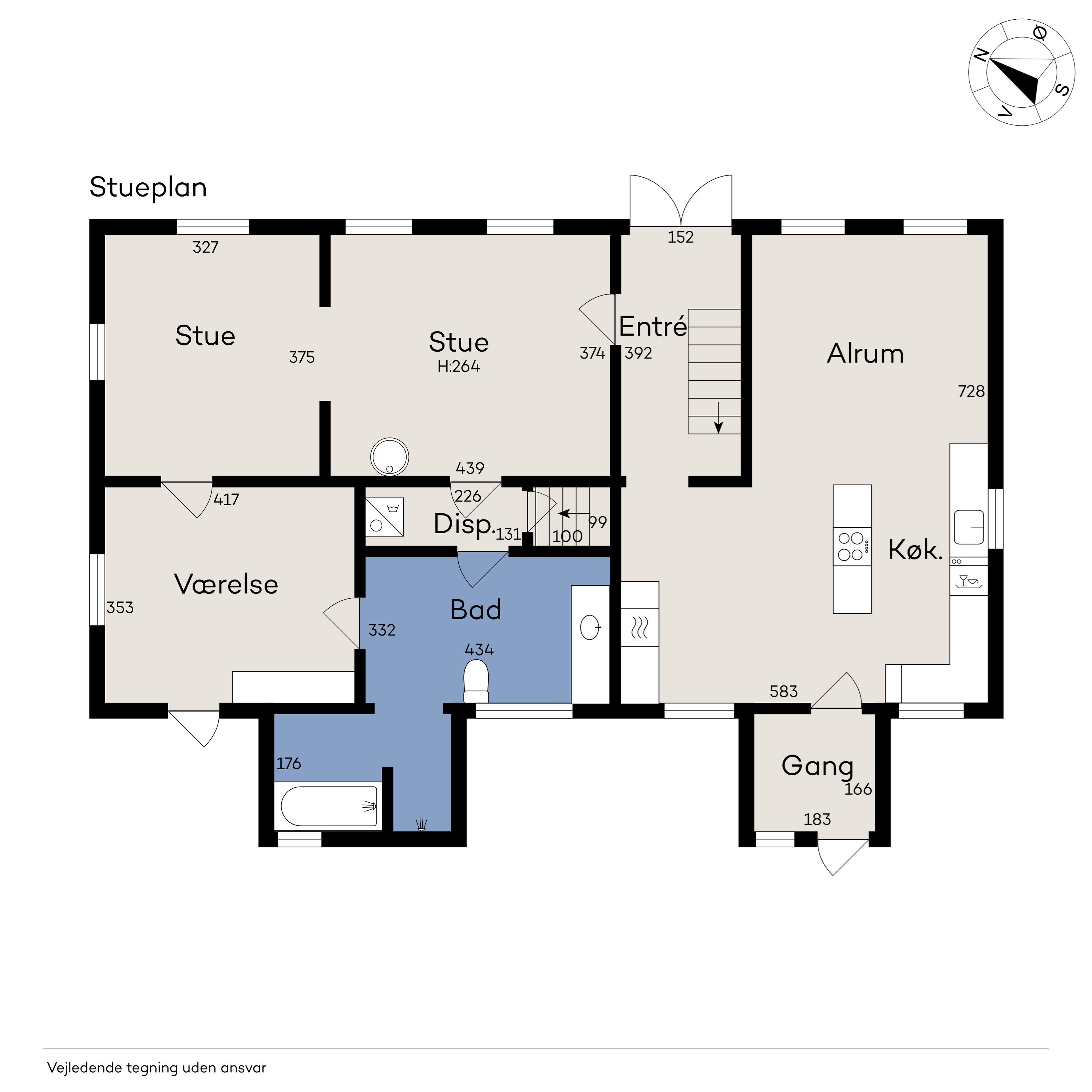 Plantegninger billede af Rødeledvej 8, 4720 Præstø