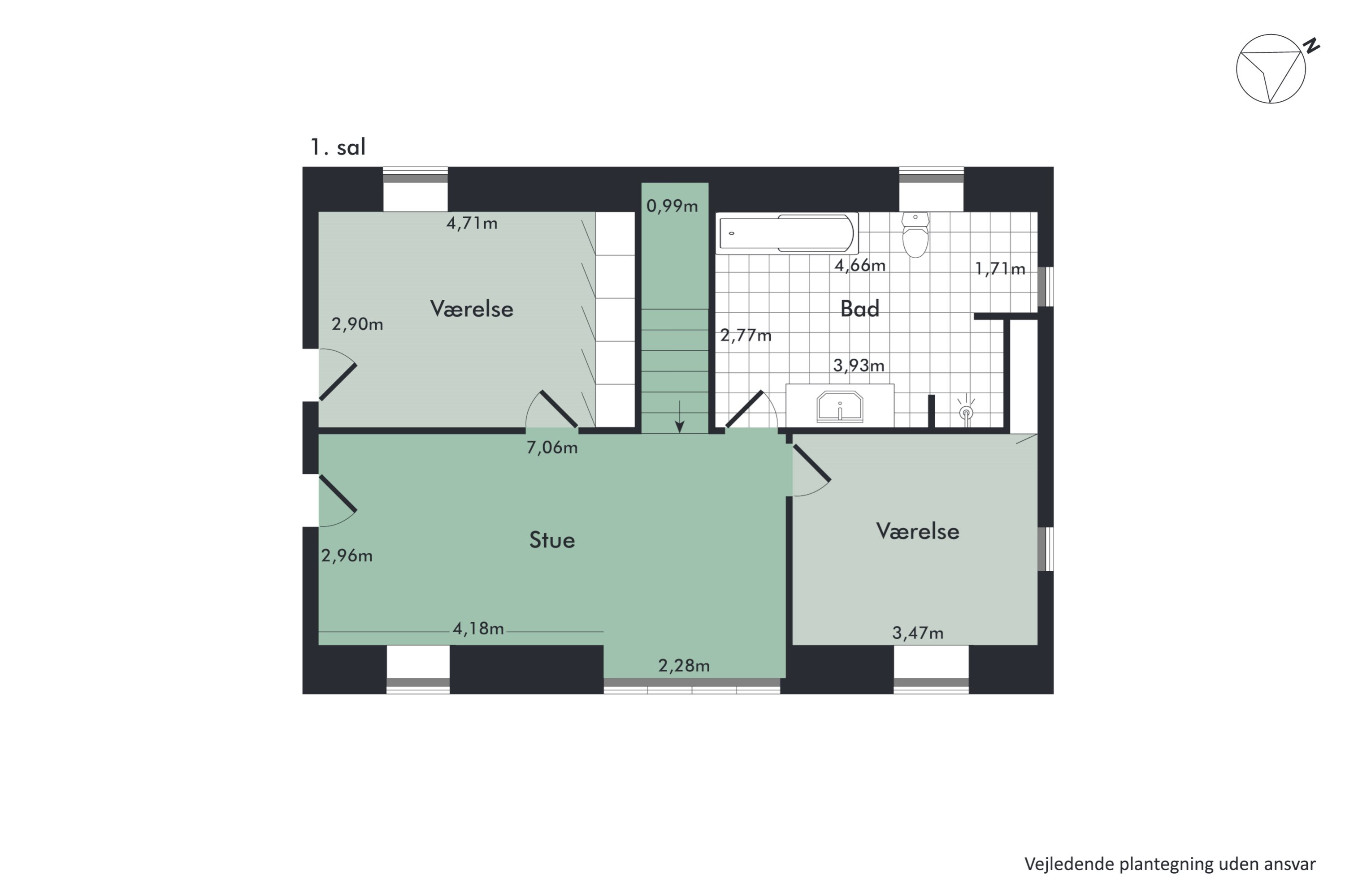 Plantegninger billede af Gyldendal 3, Gyldendal, 7860 Spøttrup