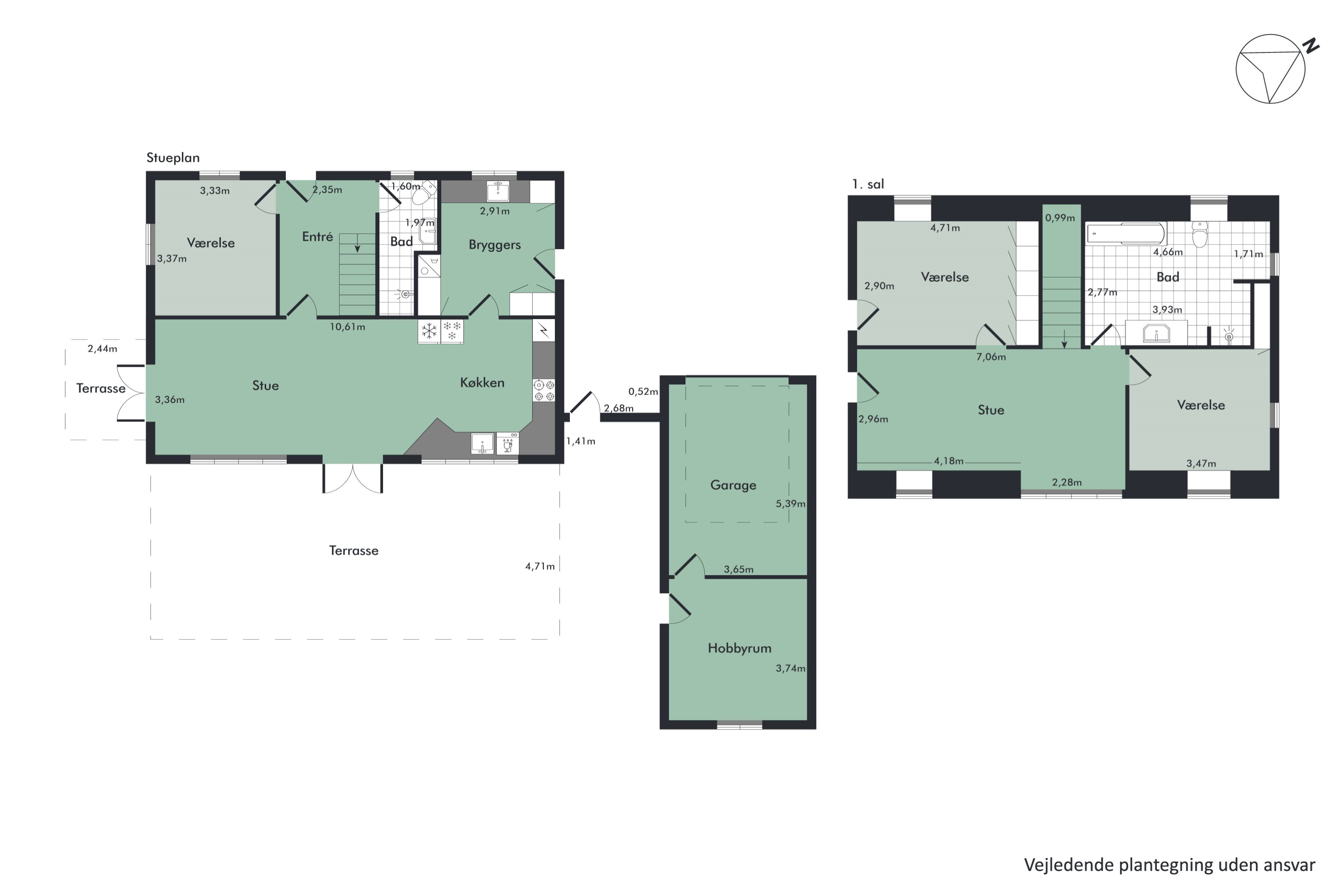 Plantegninger billede af Gyldendal 3, Gyldendal, 7860 Spøttrup
