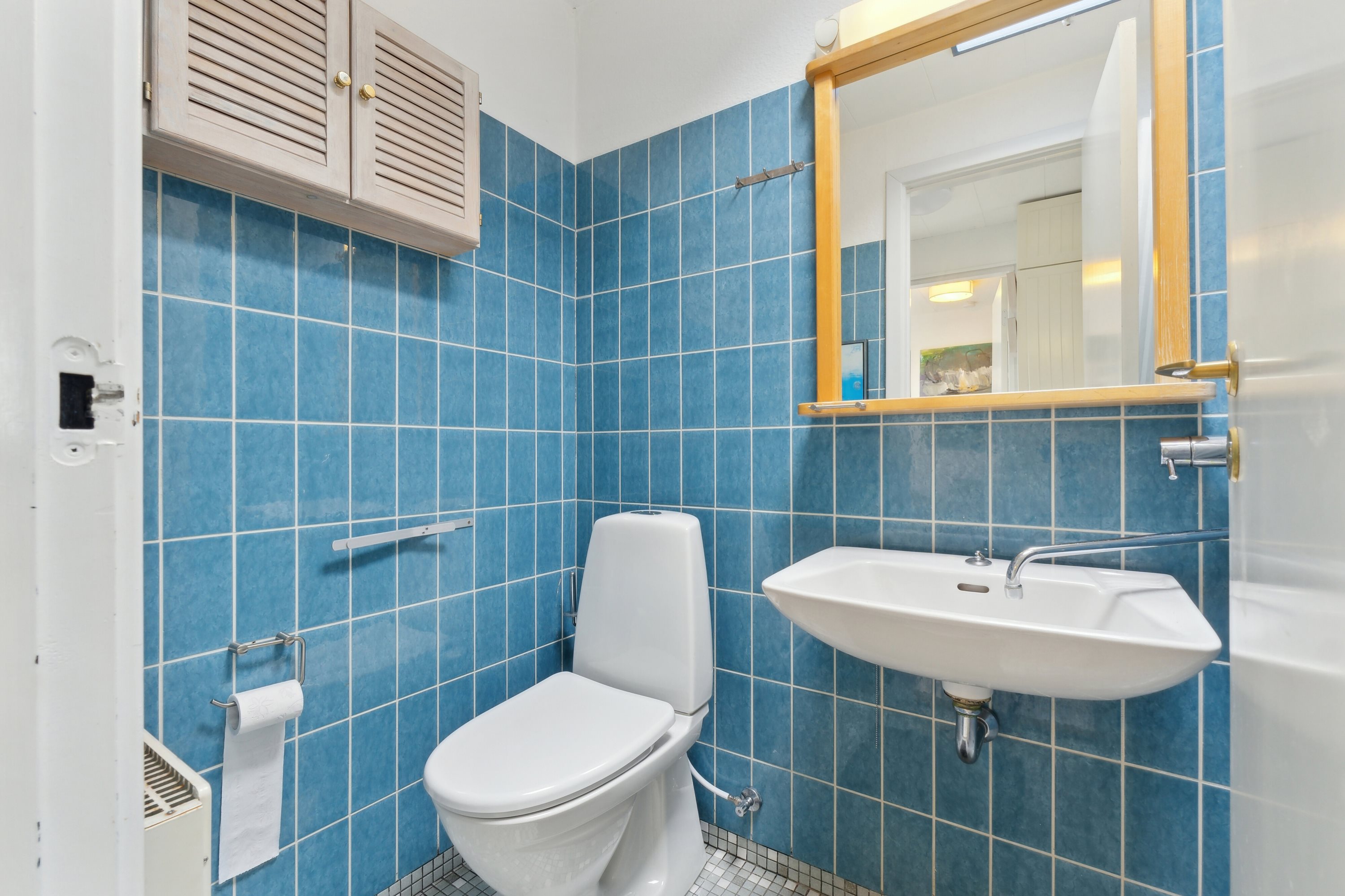 Fremhævet badeværelse billede i fuldskærmstilstand. Billede af Dageløkke Marina 4B, 5953 Tranekær