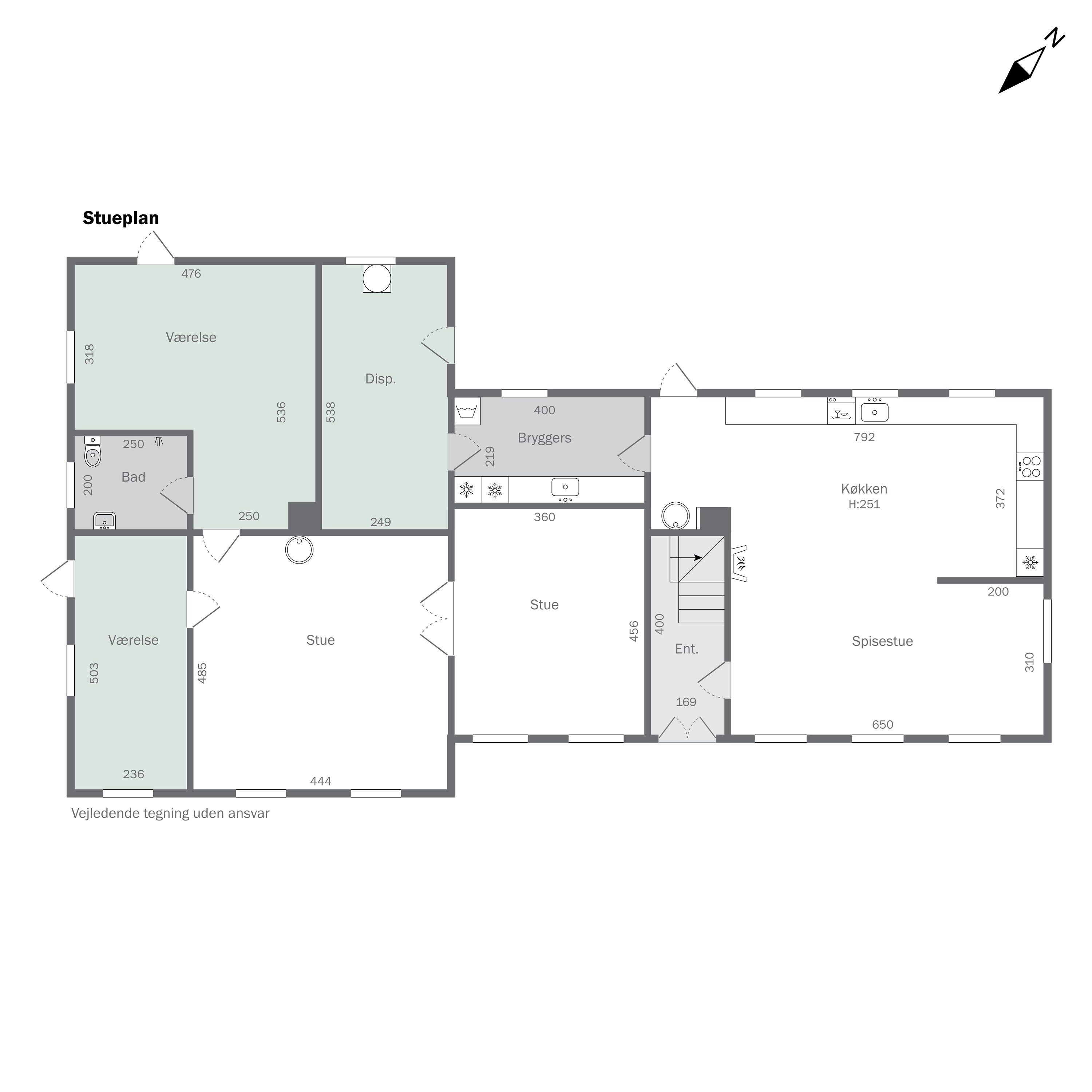 Plantegninger billede af Faurshøjvej 54, Korinth, 5600 Faaborg