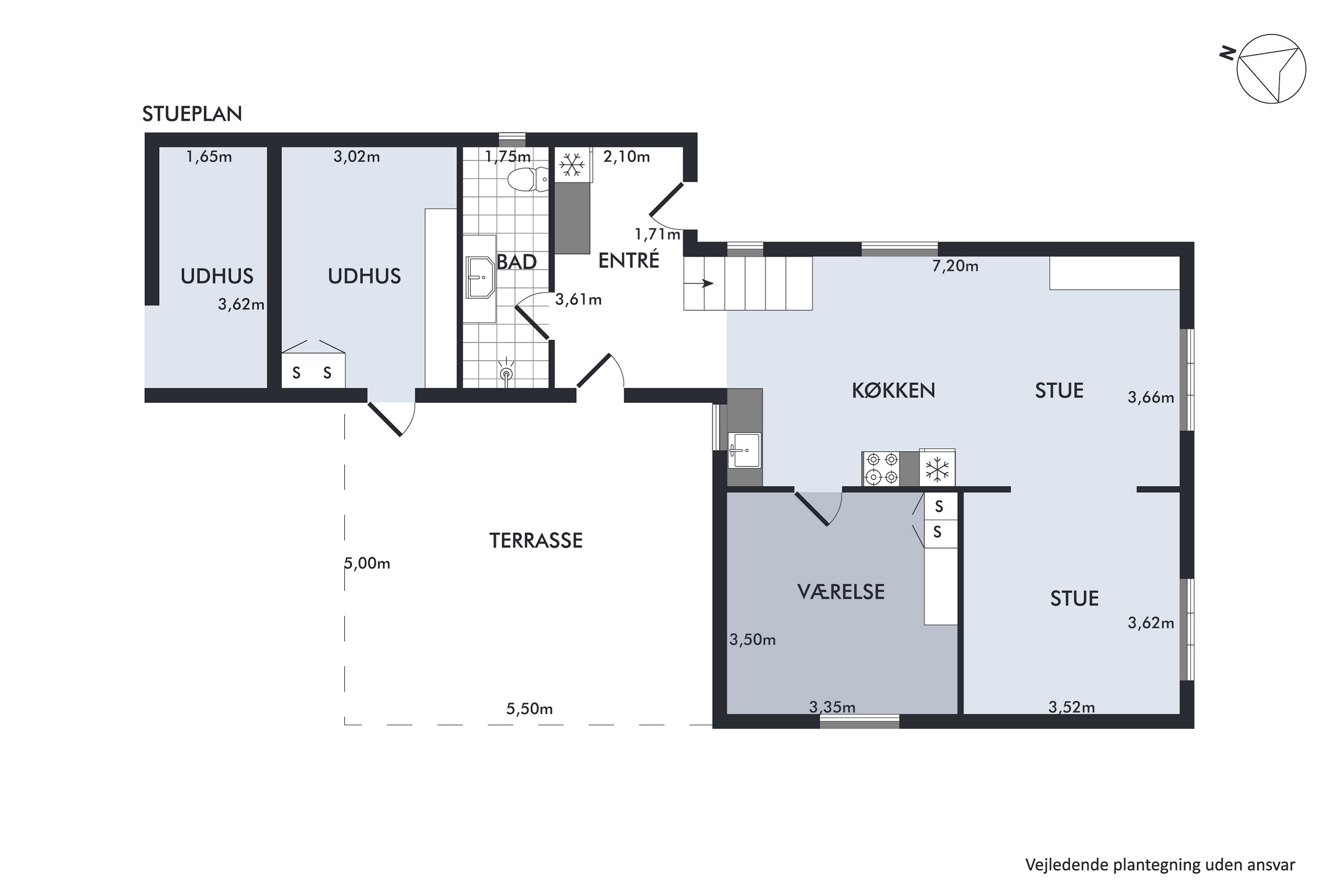 Plantegninger billede af Himmerlandsvej 2, Arentsminde, 9460 Brovst