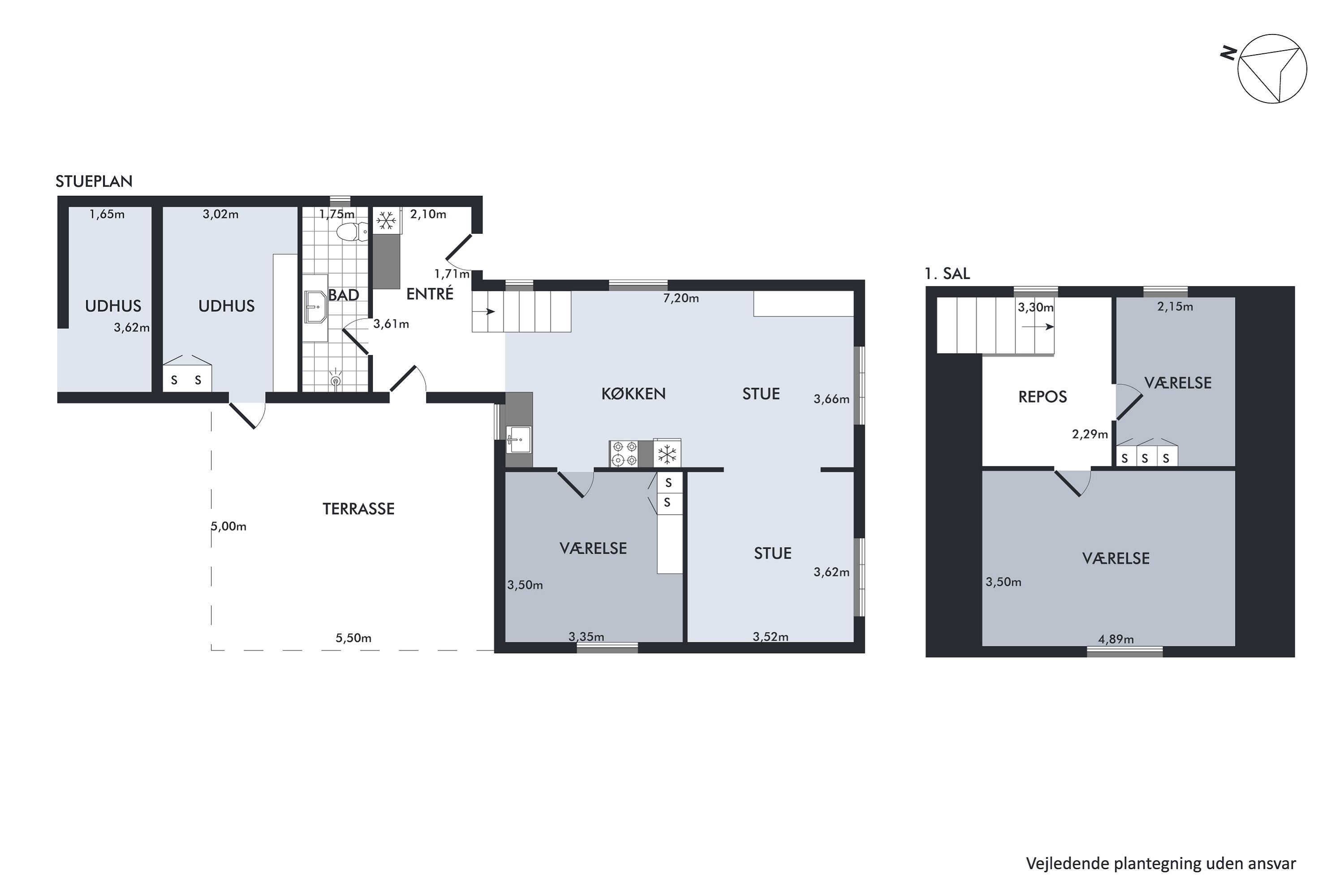Plantegninger billede af Himmerlandsvej 2, Arentsminde, 9460 Brovst