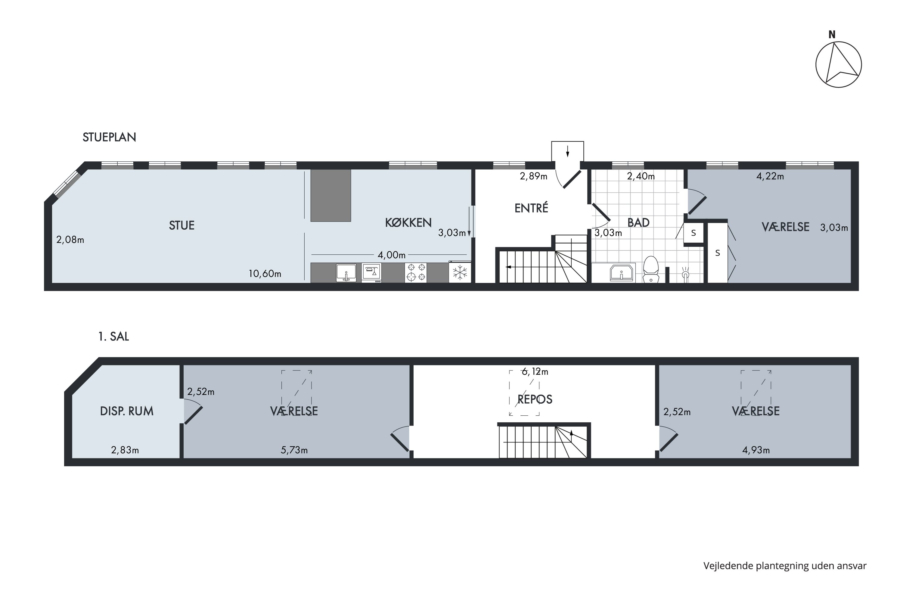 Plantegninger billede af Von Hattenstræde 9C, 8900 Randers C