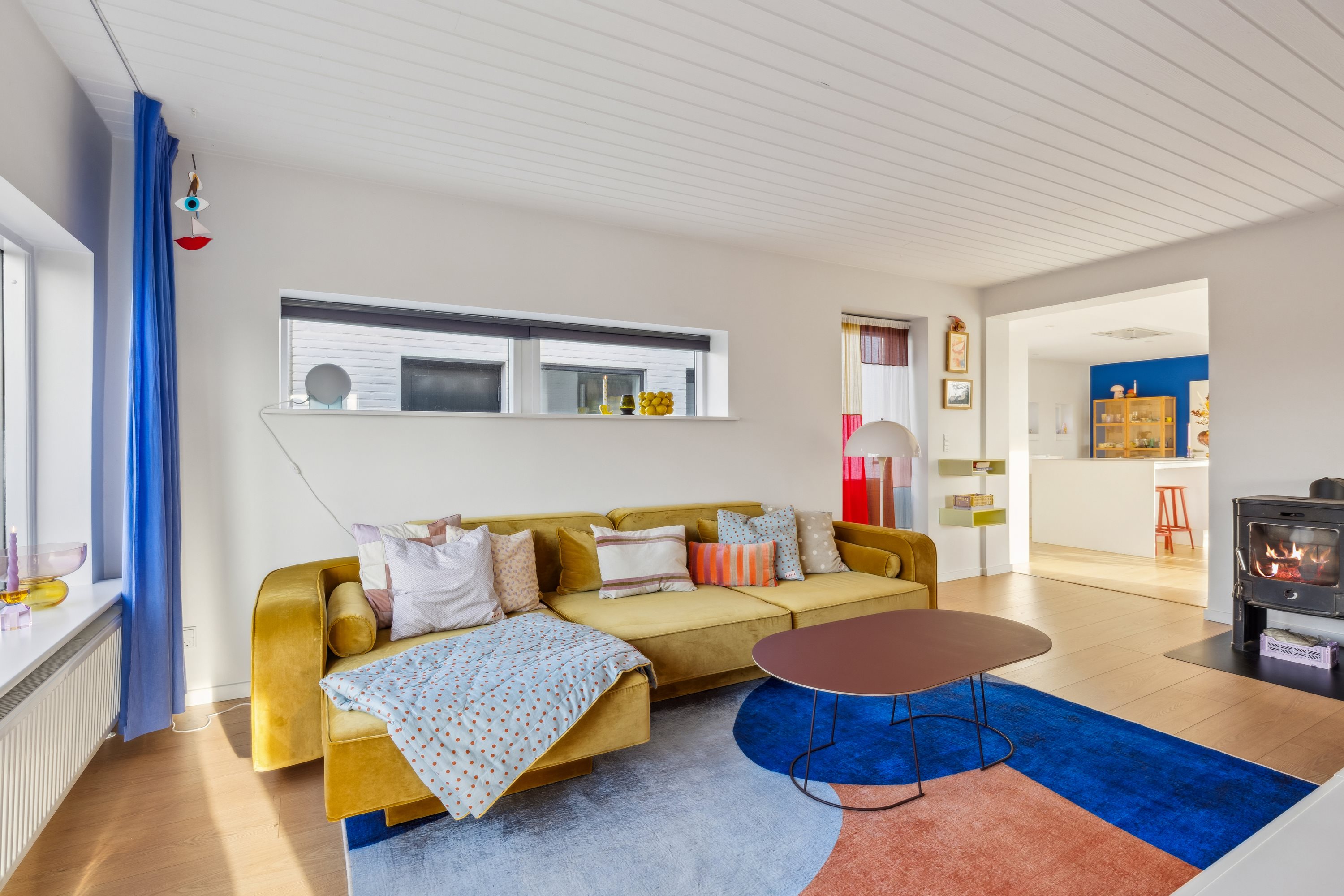 Fremhævet stue billede i fuldskærmstilstand. Billede af Grønlandsvej 11, 8800 Viborg