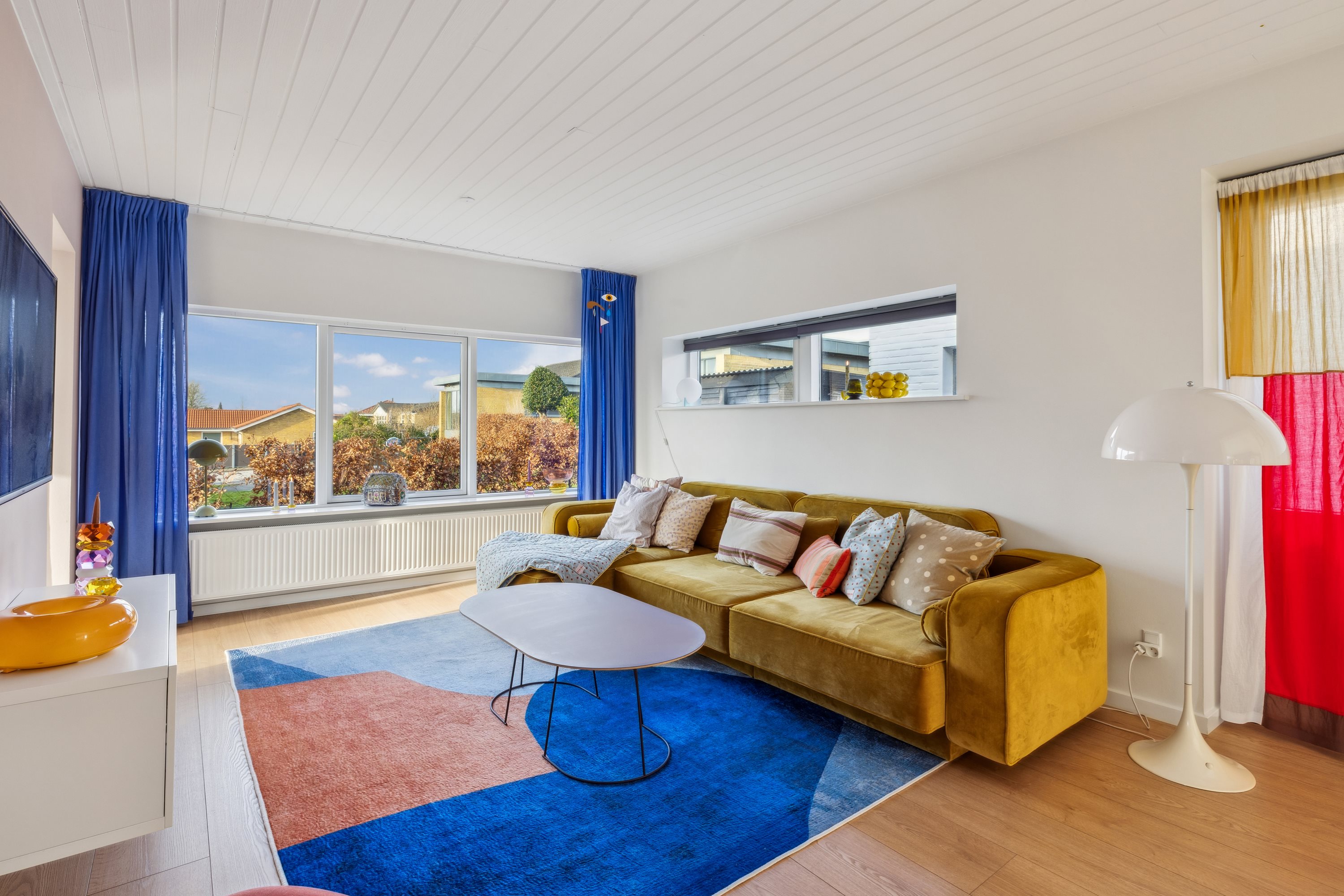 Fremhævet stue billede i fuldskærmstilstand. Billede af Grønlandsvej 11, 8800 Viborg