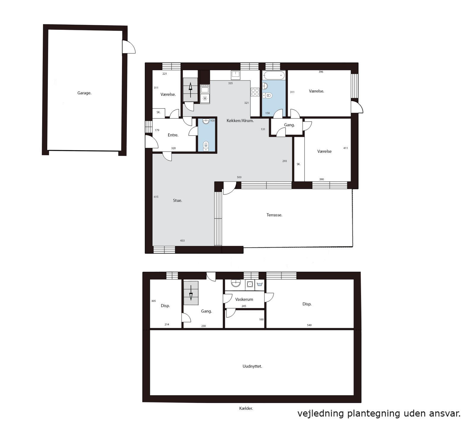 Plantegninger billede af Fuglebakken 23, 5560 Aarup