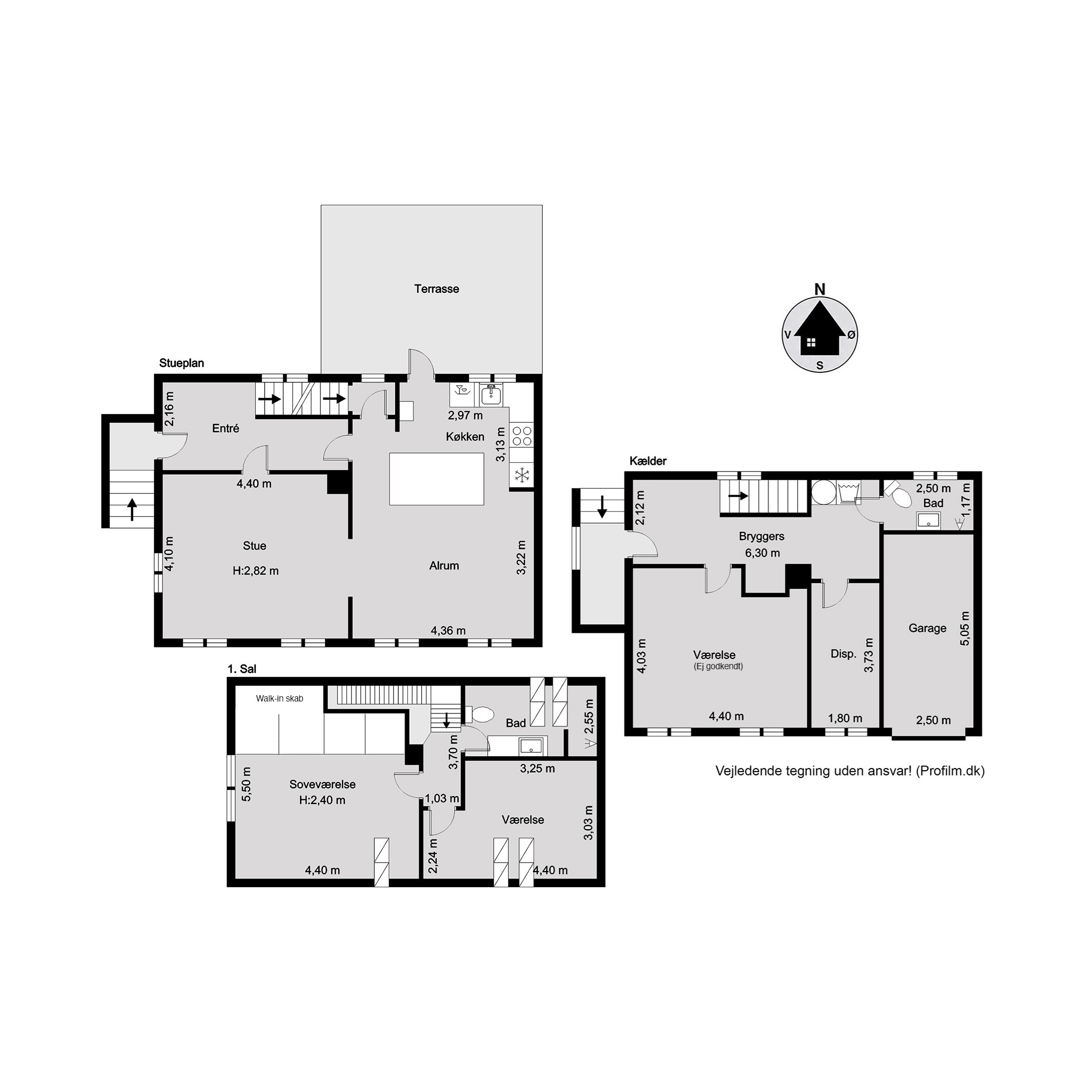Plantegninger billede af Bellevuegade 54, 6000 Kolding