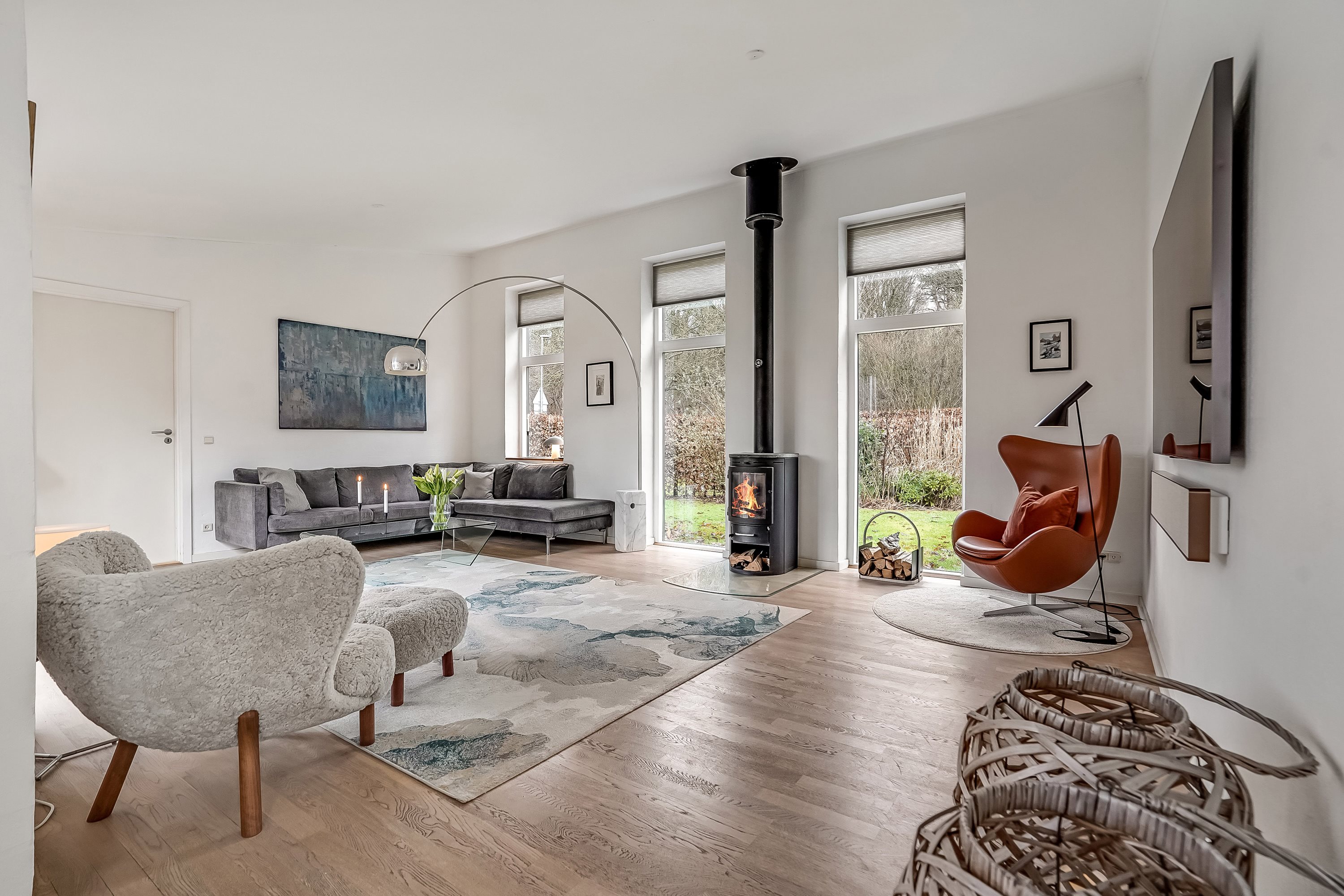 Fremhævet stue billede i fuldskærmstilstand. Billede af Skovbrynet 19, 5620 Glamsbjerg