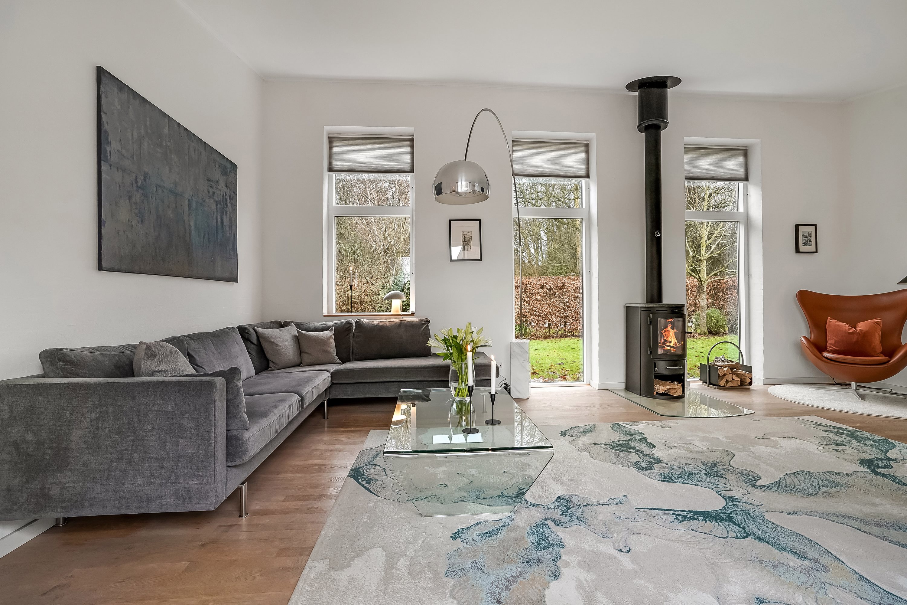 Fremhævet stue billede i fuldskærmstilstand. Billede af Skovbrynet 19, 5620 Glamsbjerg