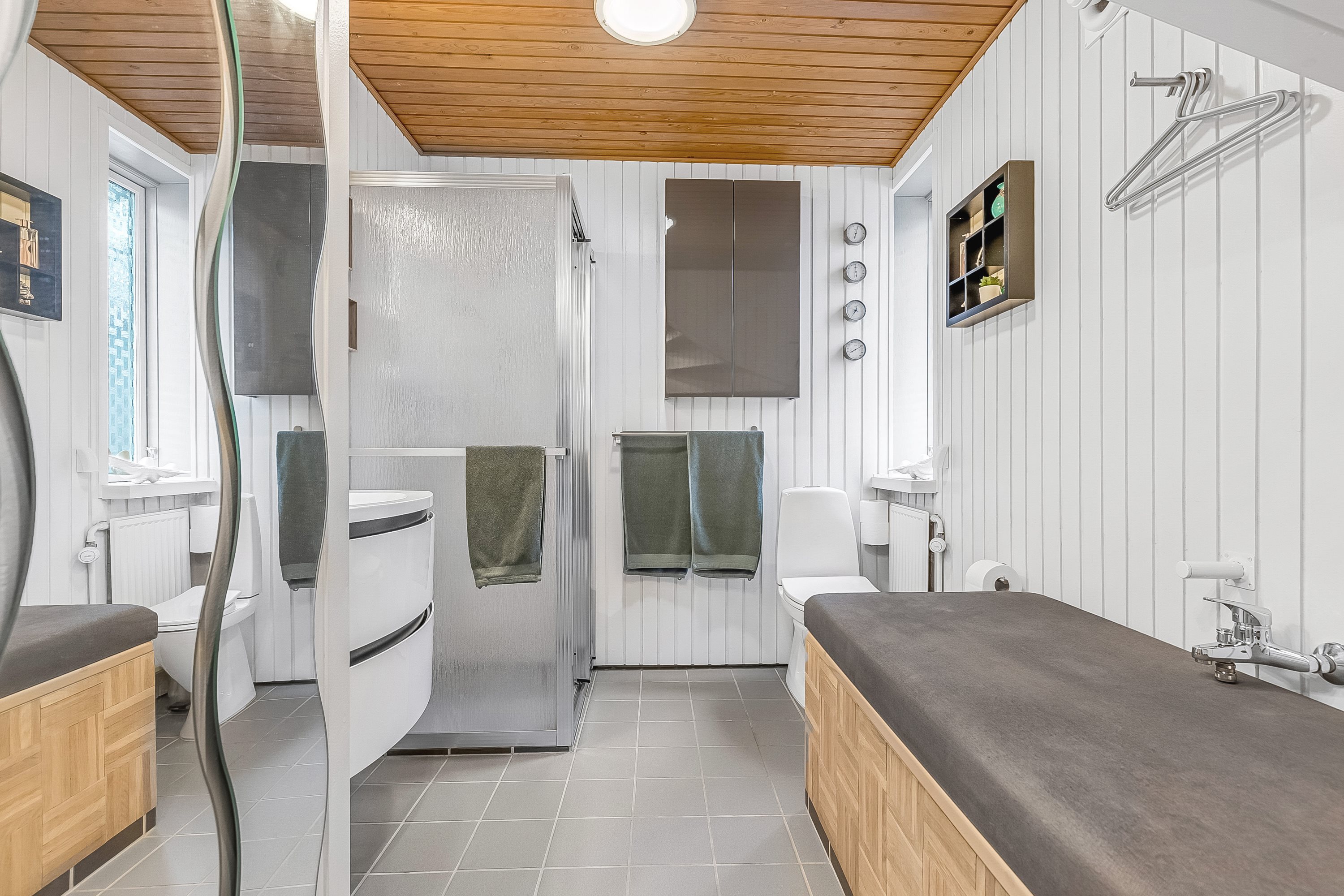 Fremhævet badeværelse billede i fuldskærmstilstand. Billede af Hans Dalls Vej 4, Ødis, 6580 Vamdrup