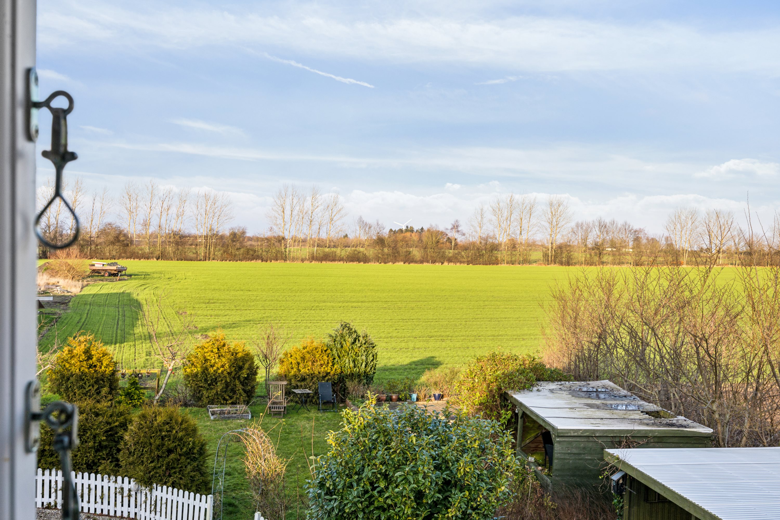 Miniaturebillede 1: udsigt. Billede af Strøby Bygade 93, 4671 Strøby