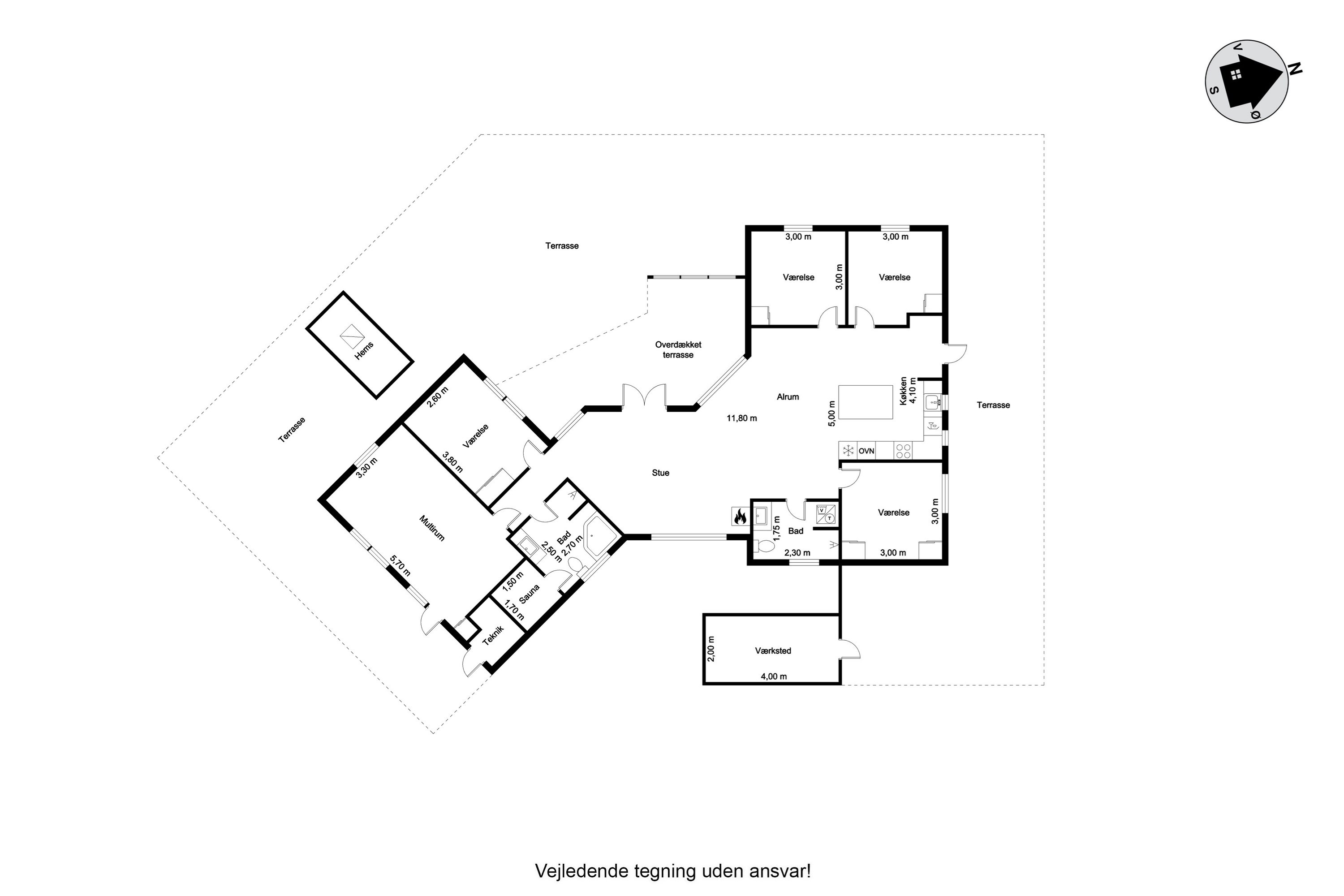 Plantegninger billede af Fyrrenålevej 14, Henne Strand, 6854 Henne
