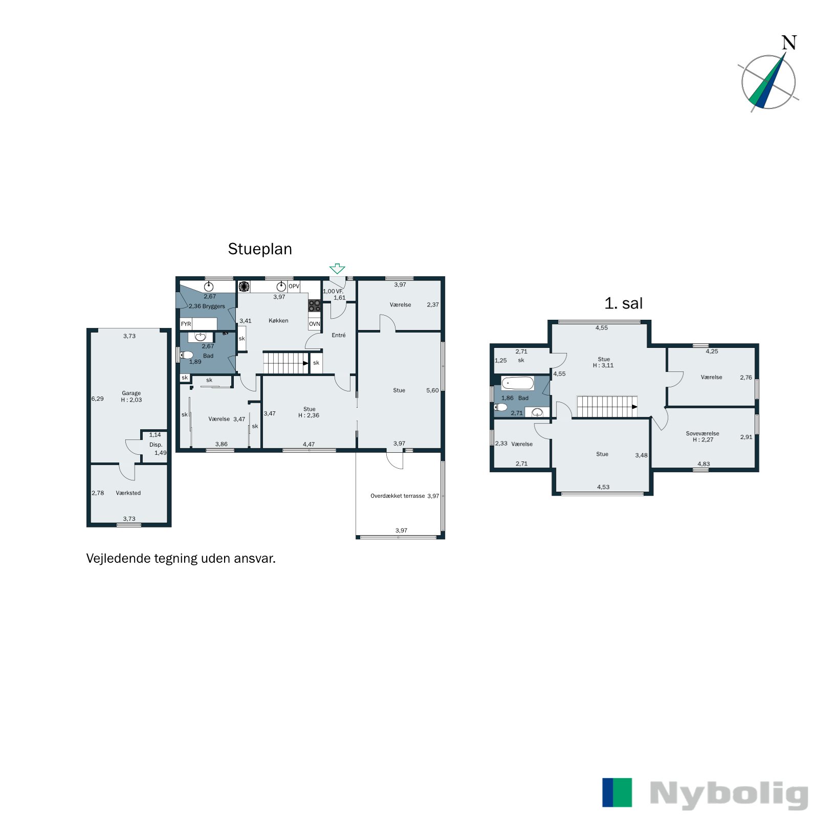 Plantegninger billede af Hylkevej 74, Hylke, 8660 Skanderborg