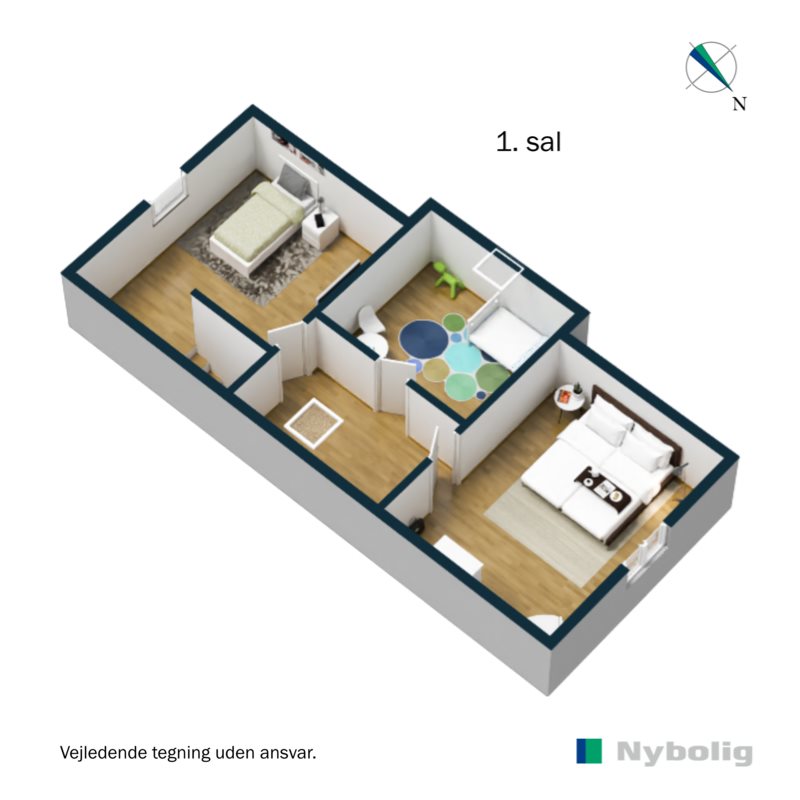 Plantegninger billede af Skrave Kirkevej 1, Langetved, 6630 Rødding