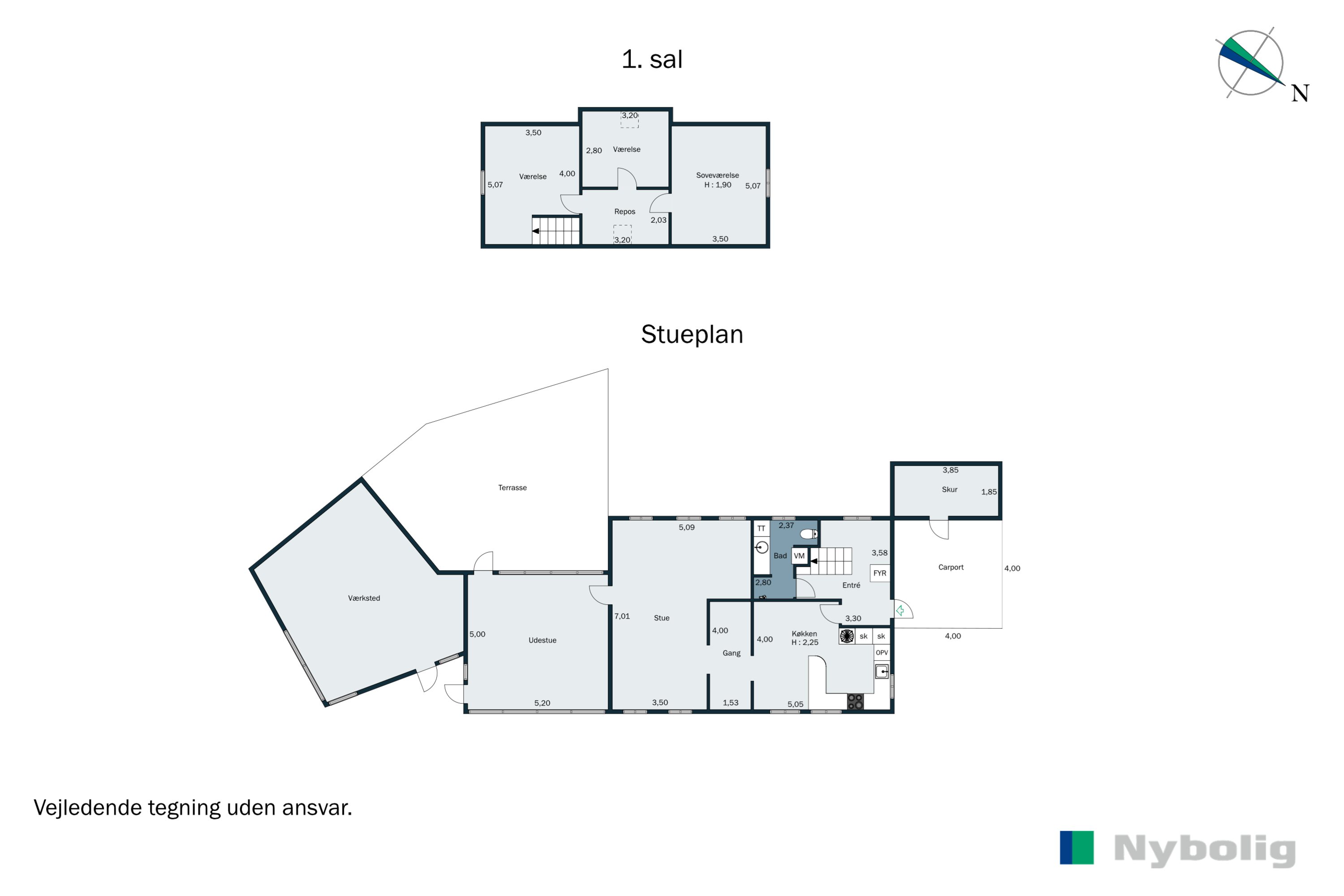 Plantegninger billede af Skrave Kirkevej 1, Langetved, 6630 Rødding