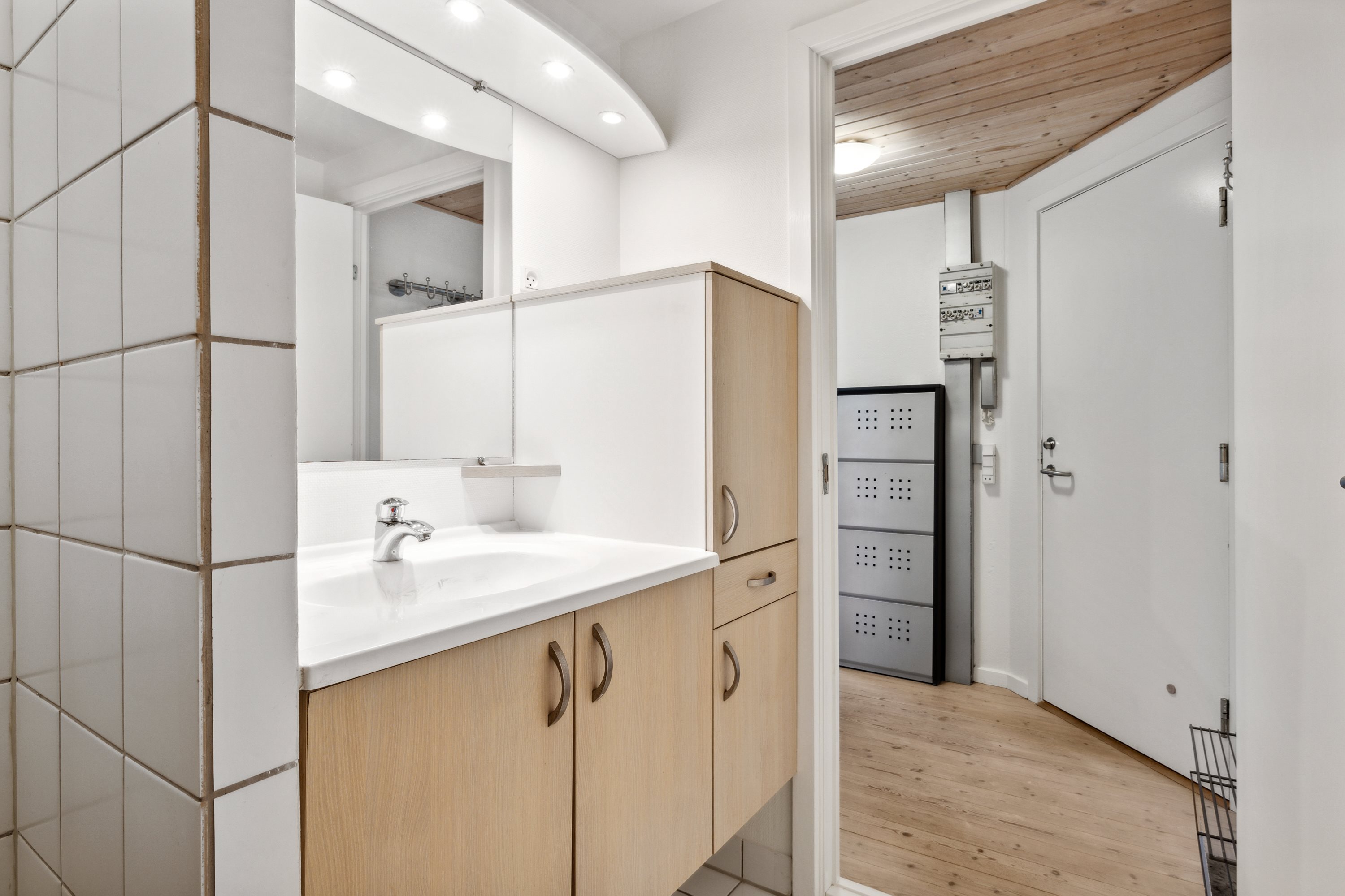 Fremhævet badeværelse billede i fuldskærmstilstand. Billede af Sct. Jørgens Vej 24, st.. 1., 8800 Viborg