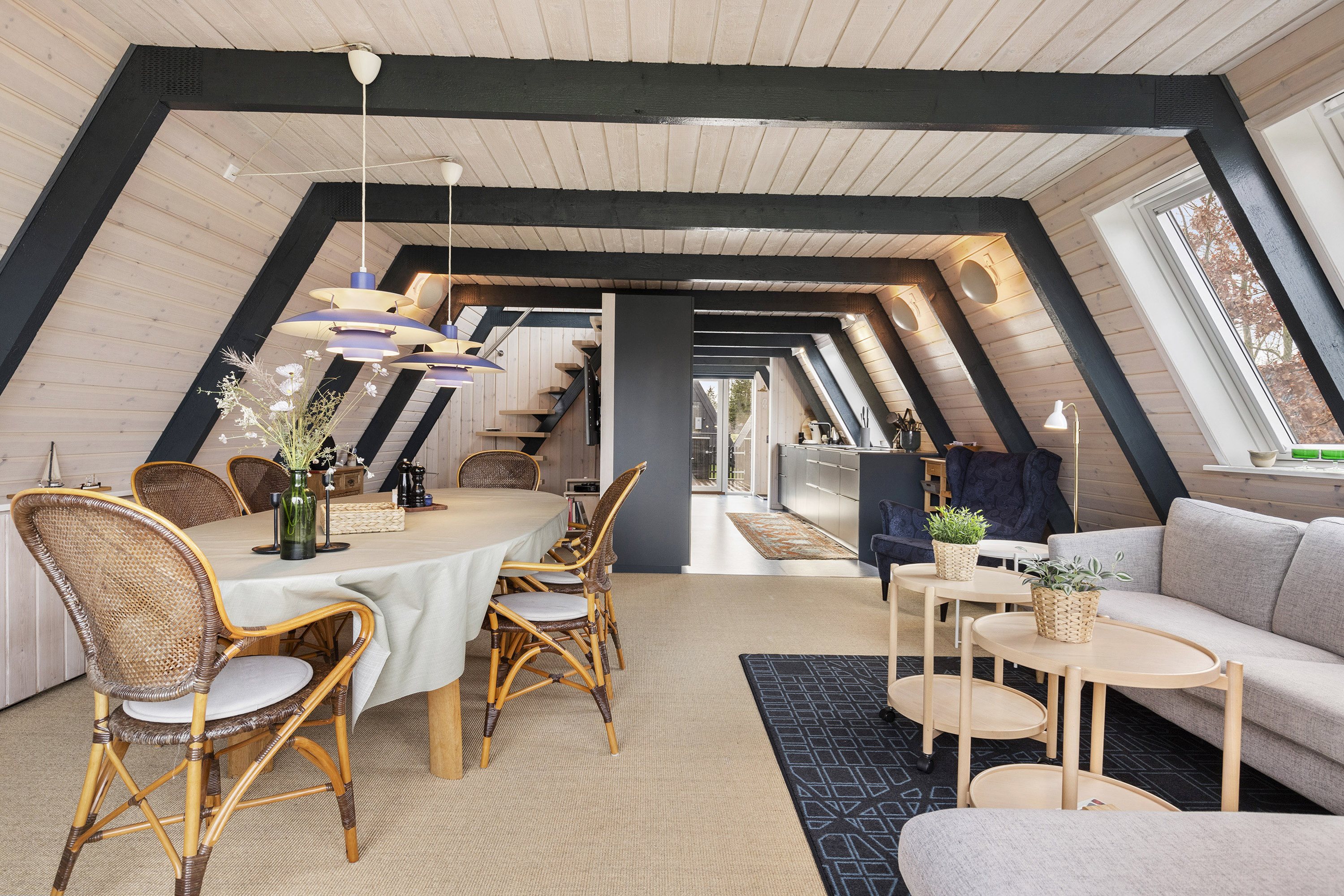 Fremhævet stue billede i fuldskærmstilstand. Billede af Golfsvinget 300, Gatten, 9640 Farsø