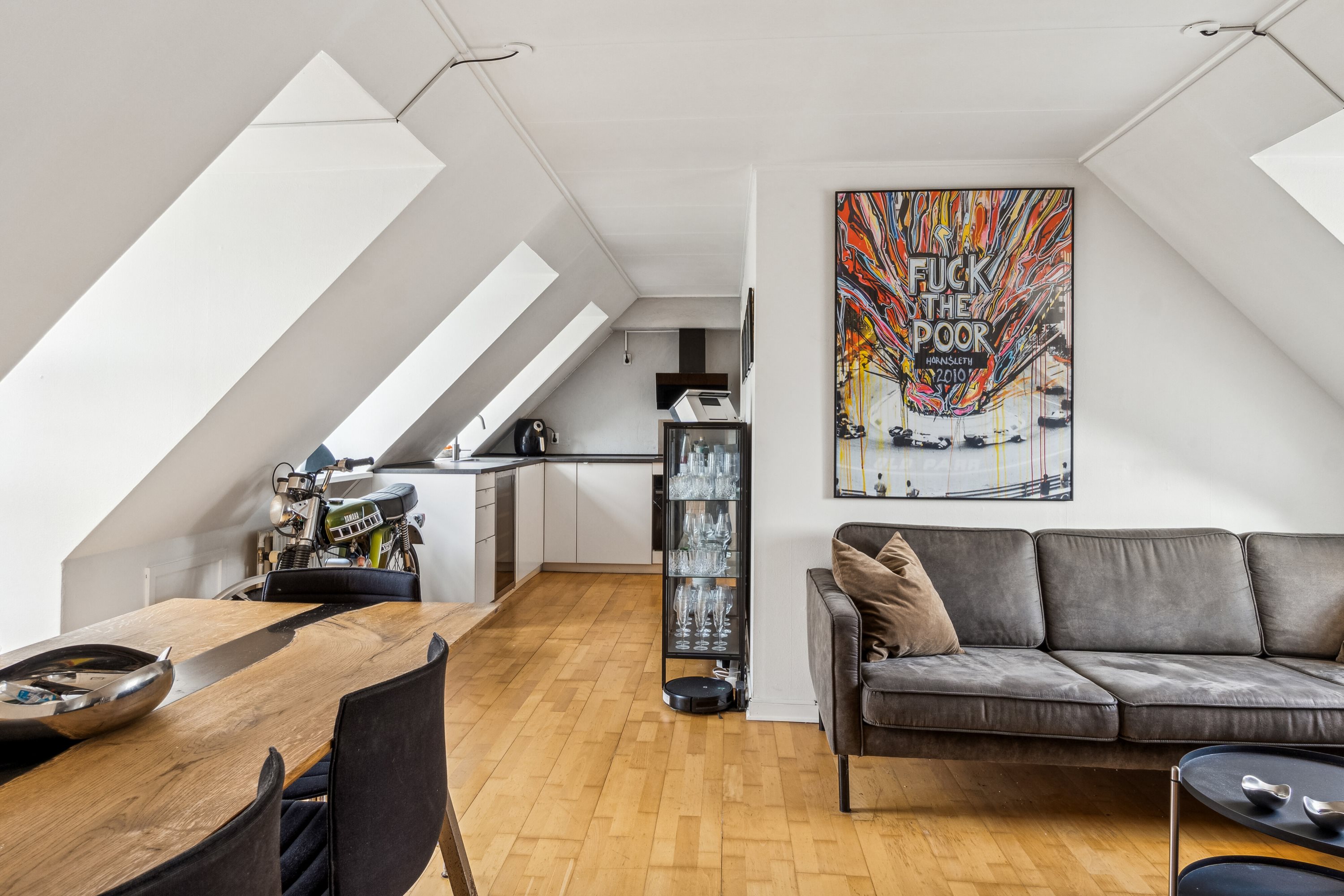 Fremhævet spisestue billede i fuldskærmstilstand. Billede af Bjergbygade 18A, 2. tv., 4200 Slagelse