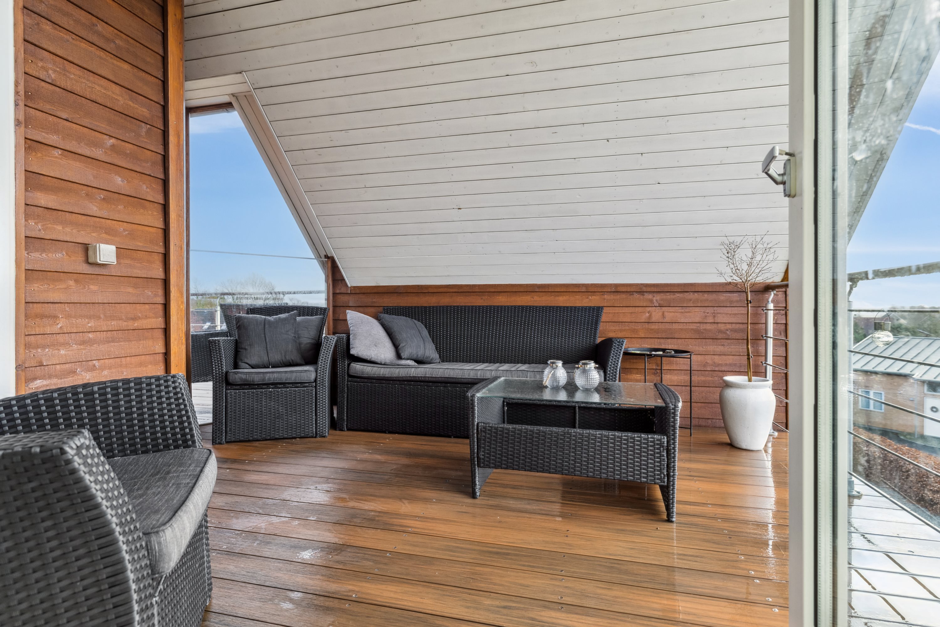 Fremhævet terrasse billede i fuldskærmstilstand. Billede af Strandgårdsparken 176, 5600 Faaborg