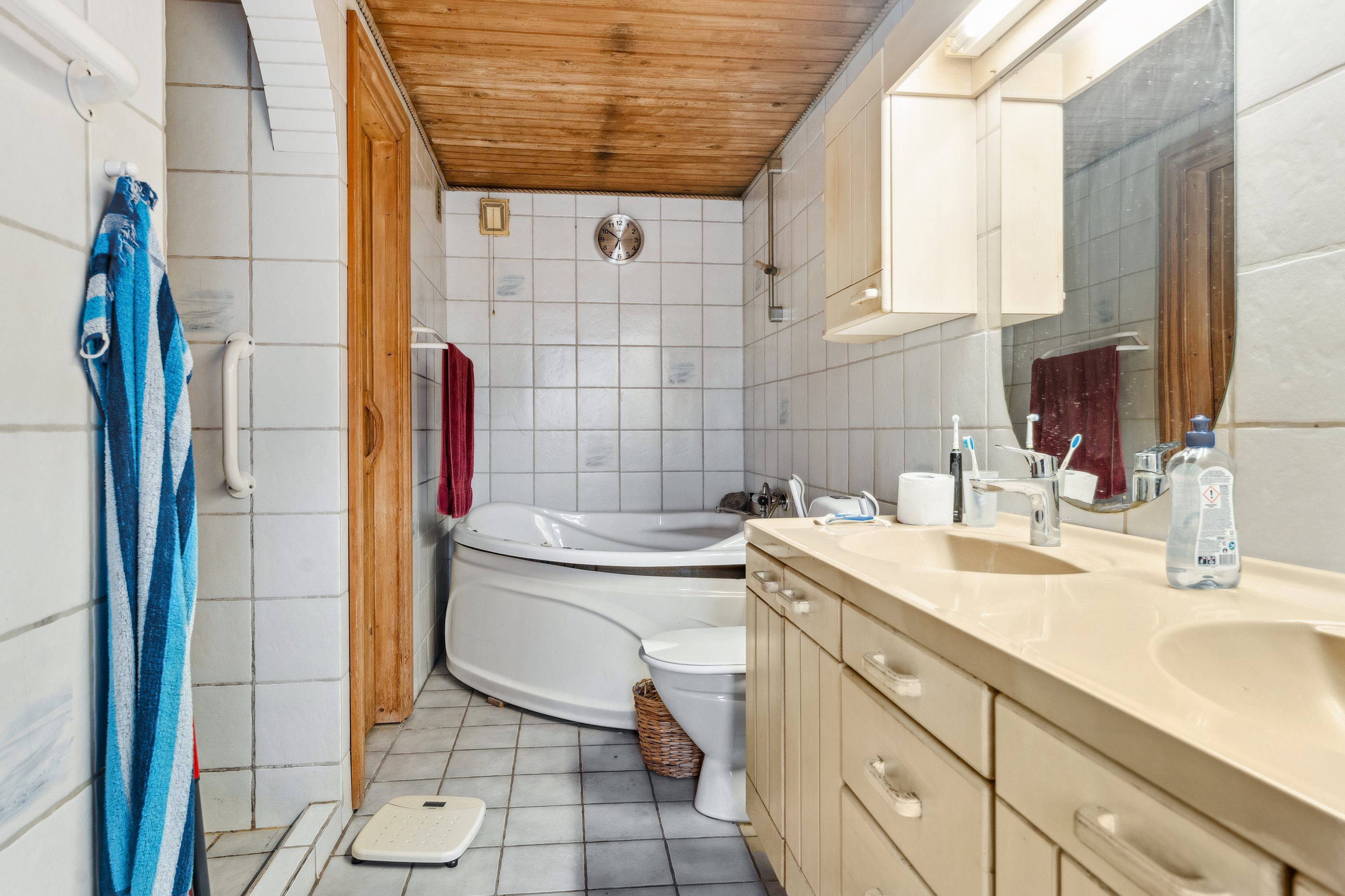 Fremhævet badeværelse billede i fuldskærmstilstand. Billede af Mammen Byvej 55, 8850 Bjerringbro