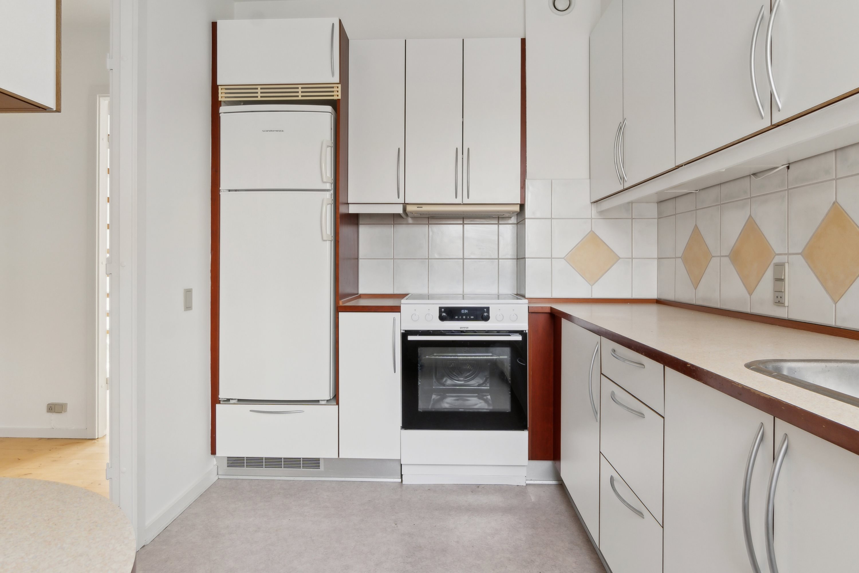 Fremhævet køkken billede i fuldskærmstilstand. Billede af Adelgade 8, 2. 11., 5800 Nyborg