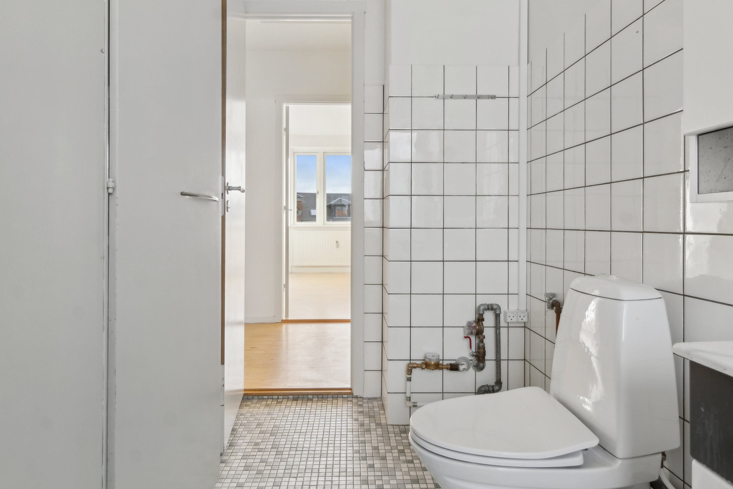 Fremhævet badeværelse billede i fuldskærmstilstand. Billede af Adelgade 8, 2. 11., 5800 Nyborg