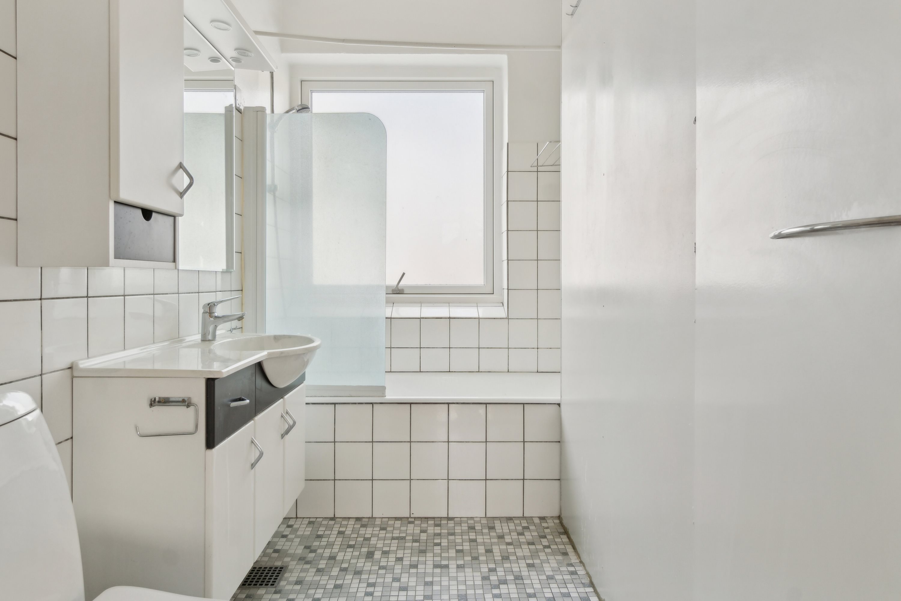 Fremhævet badeværelse billede i fuldskærmstilstand. Billede af Adelgade 8, 2. 11., 5800 Nyborg