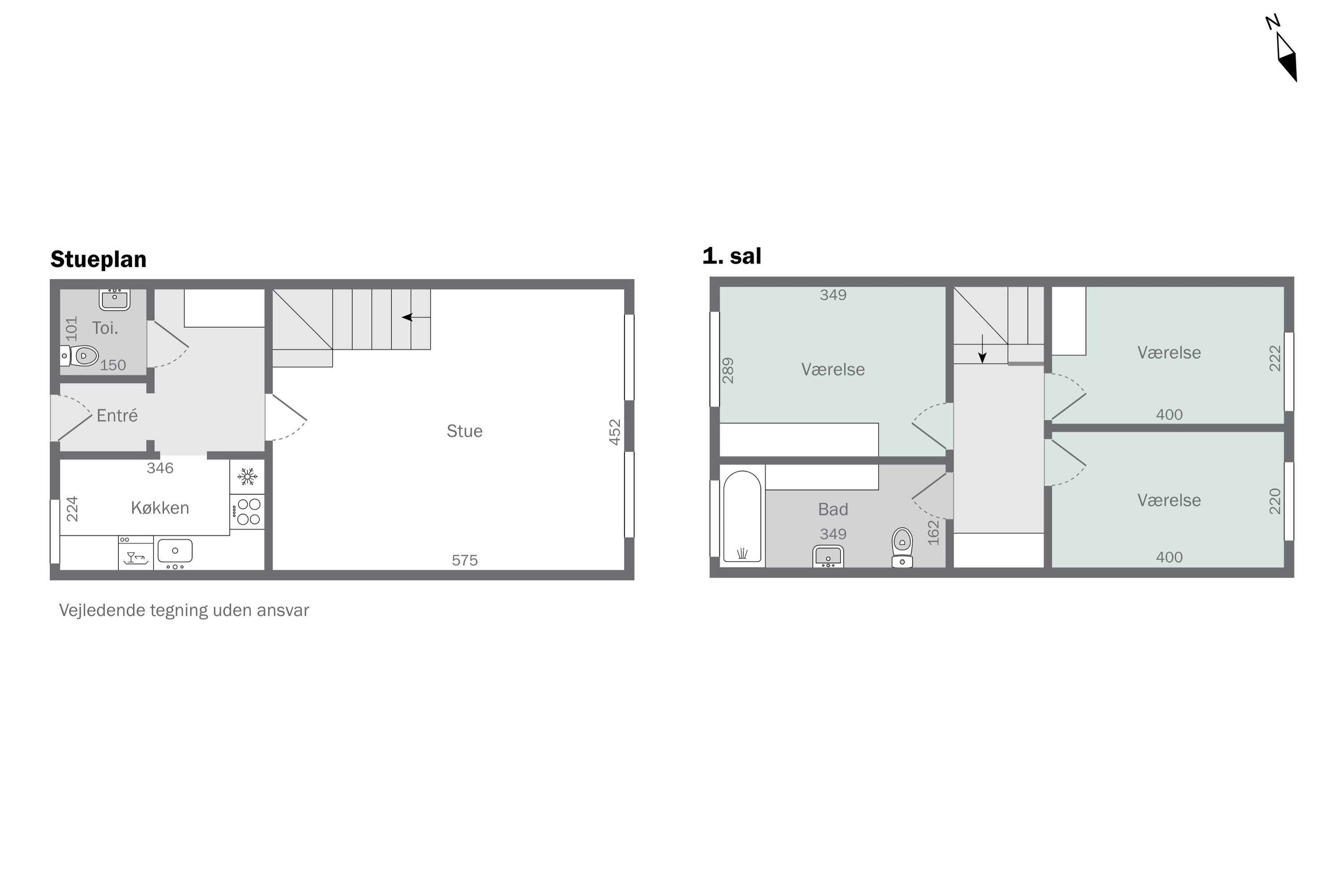 Plantegninger billede af Adelgade 8, 2. 11., 5800 Nyborg