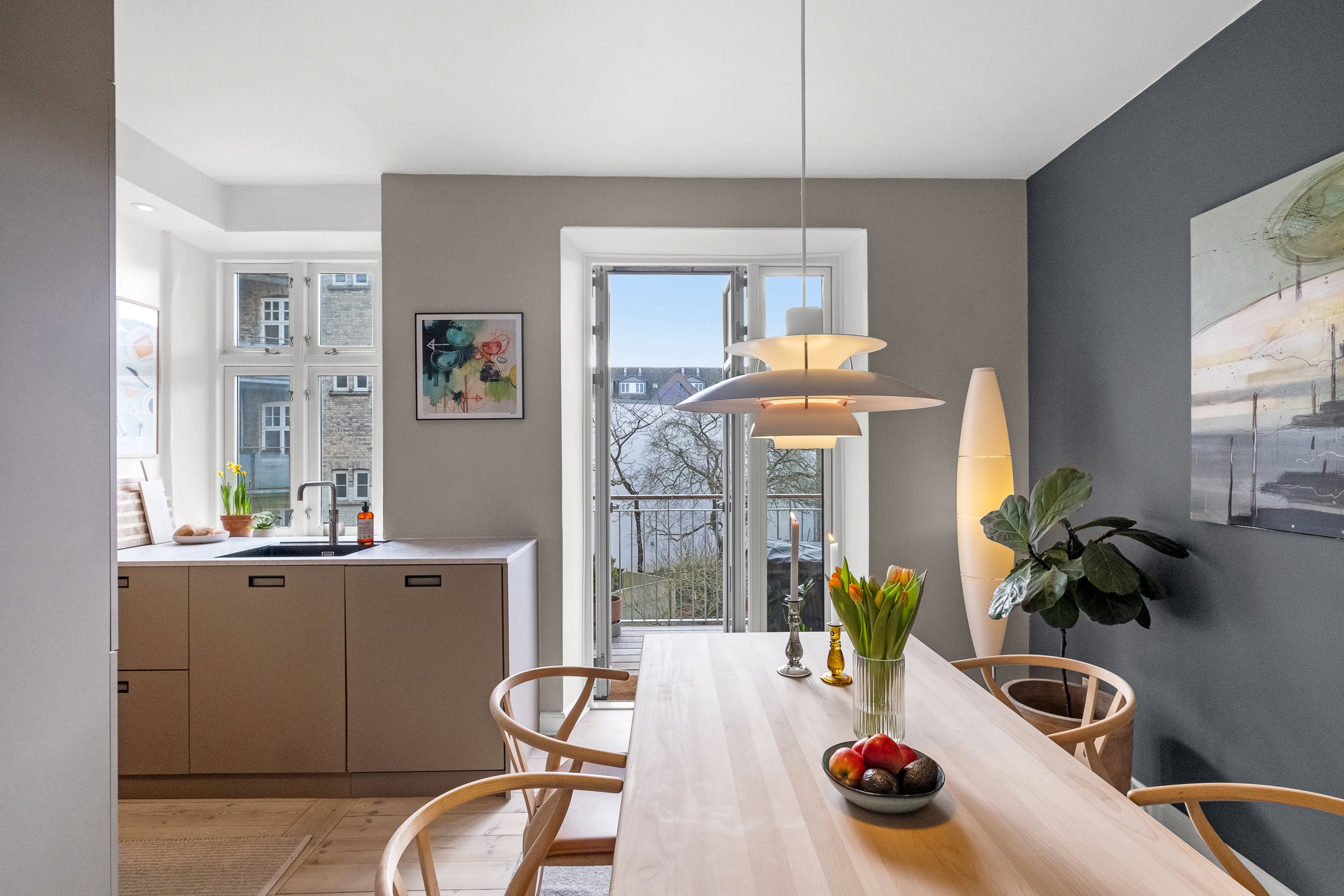 Fremhævet køkken alrum billede i fuldskærmstilstand. Billede af Skt. Pauls Gade 11B, 1., 8000 Aarhus C