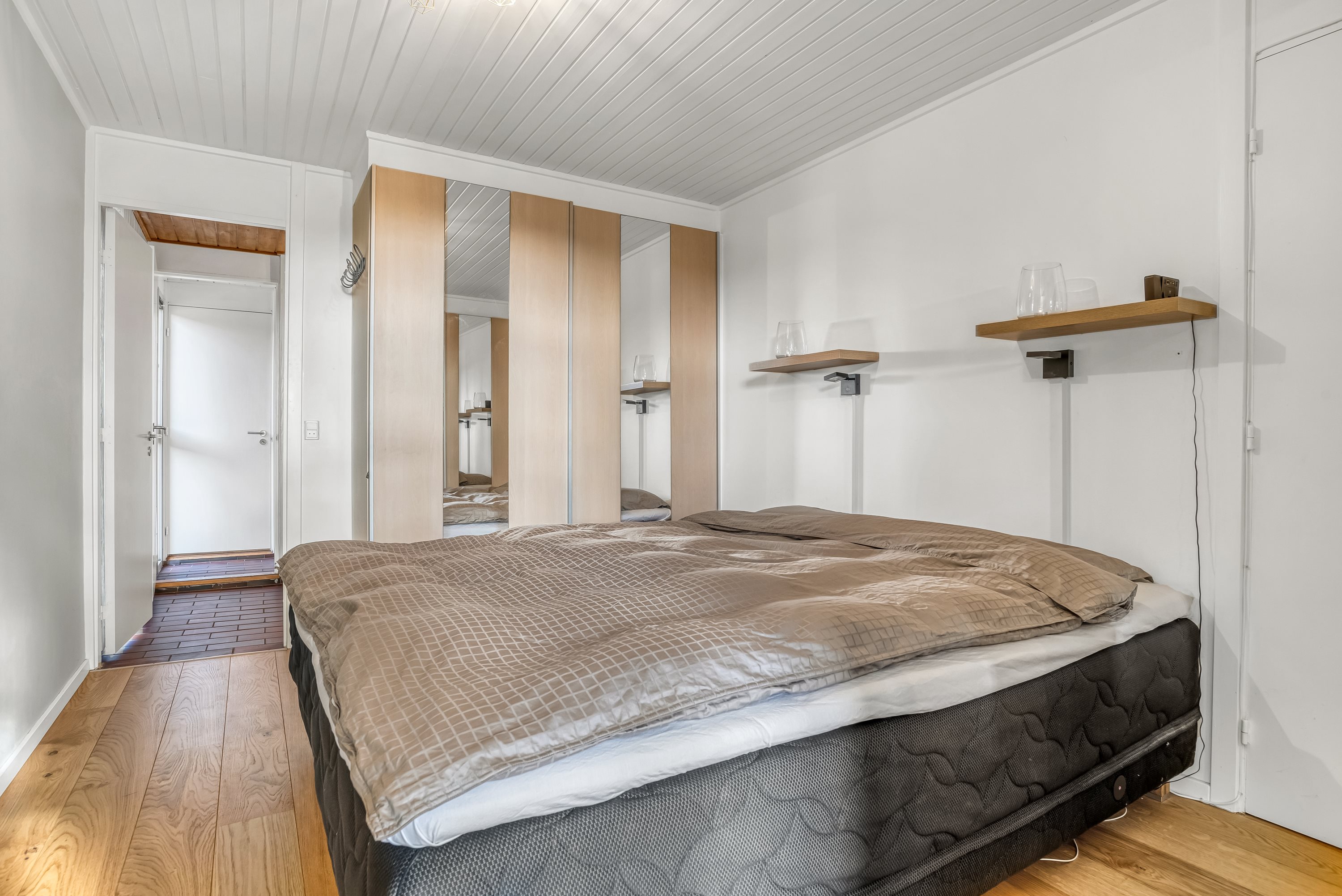 Fremhævet soveværelse billede i fuldskærmstilstand. Billede af Ellehammersvej 130, 7500 Holstebro