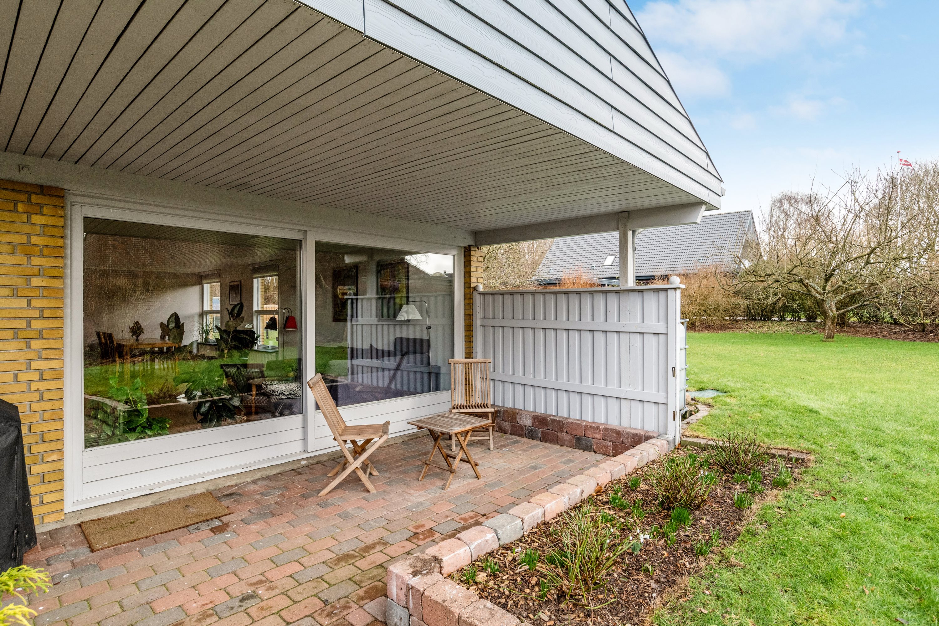 Fremhævet terrasse billede i fuldskærmstilstand. Billede af Ellehammersvej 130, 7500 Holstebro