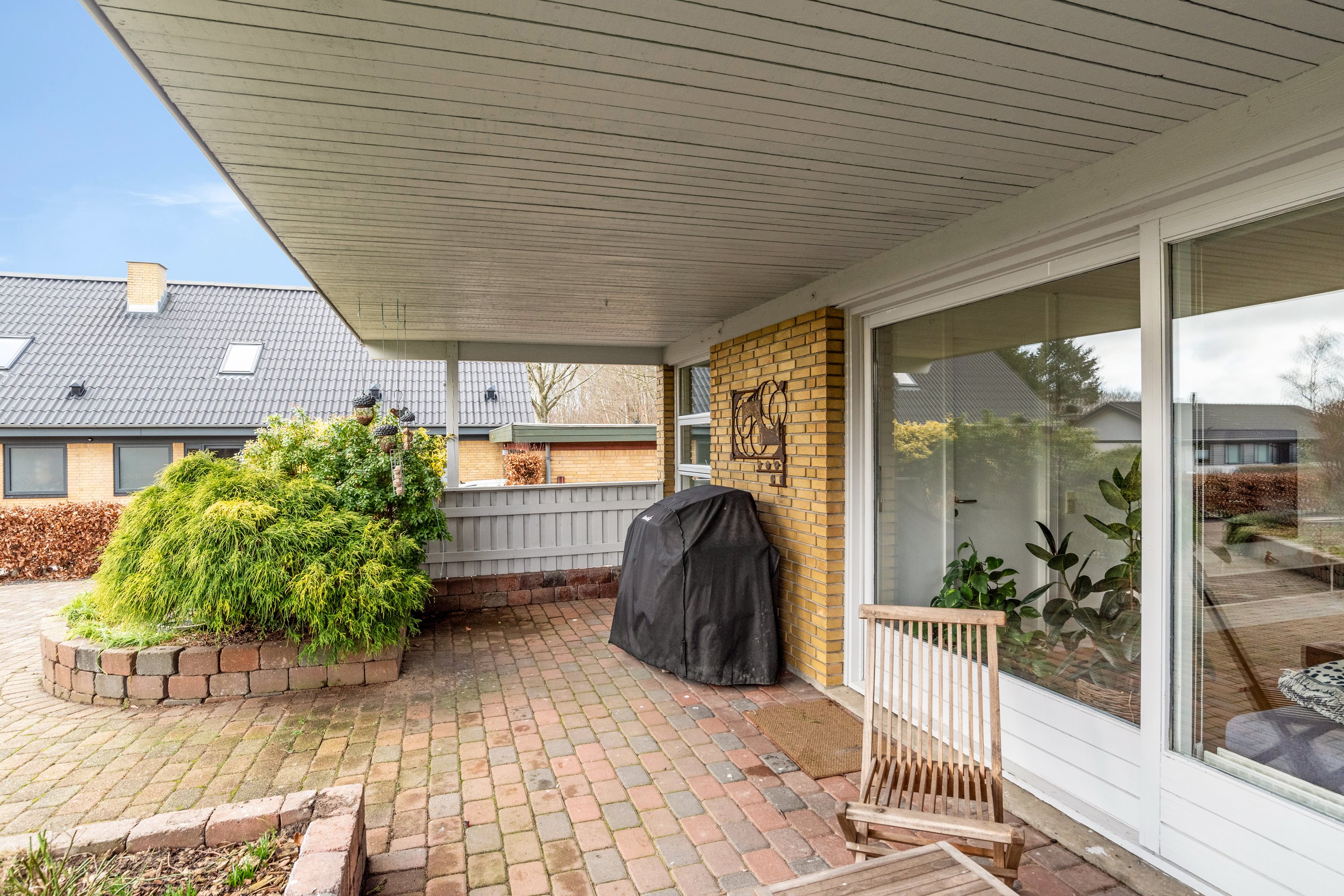 Fremhævet terrasse billede i fuldskærmstilstand. Billede af Ellehammersvej 130, 7500 Holstebro