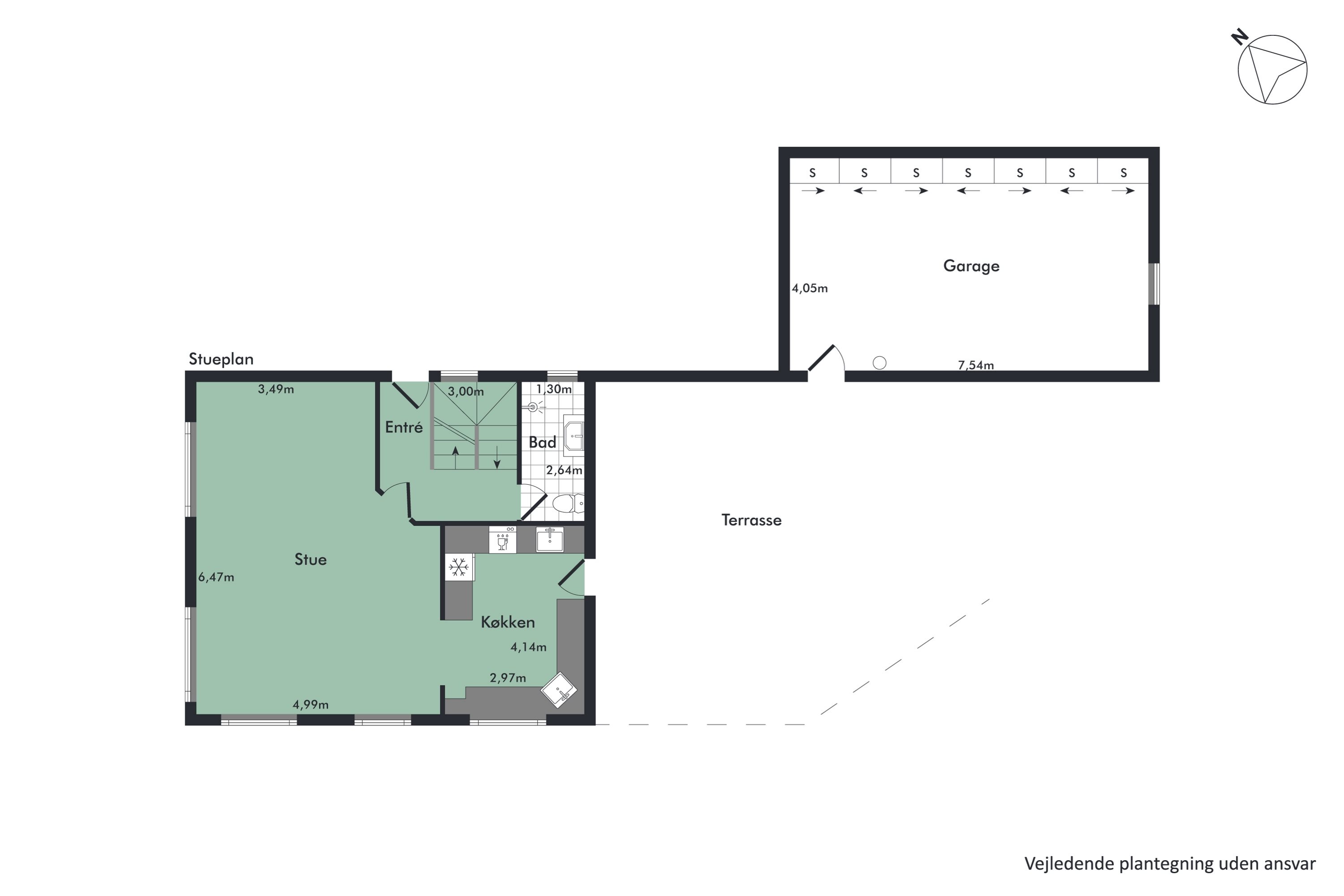 Plantegninger billede af Myhlenbergvej 11, 9510 Arden